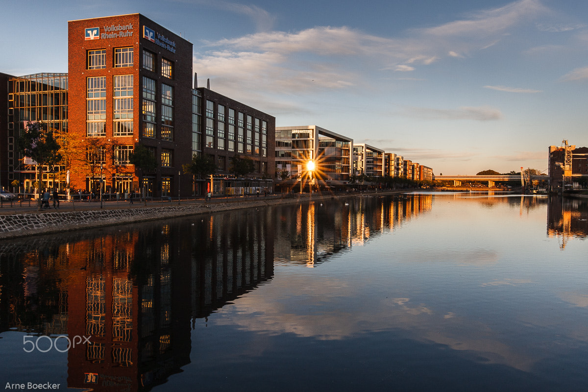 Canon EF 16-35mm F4L IS USM sample photo. Innenhafen duisburg photography