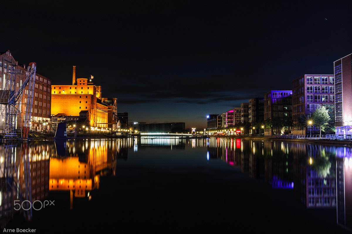 Canon EF 16-35mm F4L IS USM sample photo. Innenhafen duisburg photography