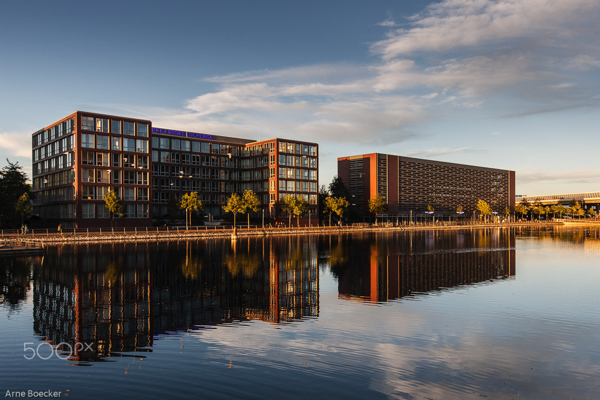 Canon EF 16-35mm F4L IS USM sample photo. Innenhafen duisburg photography