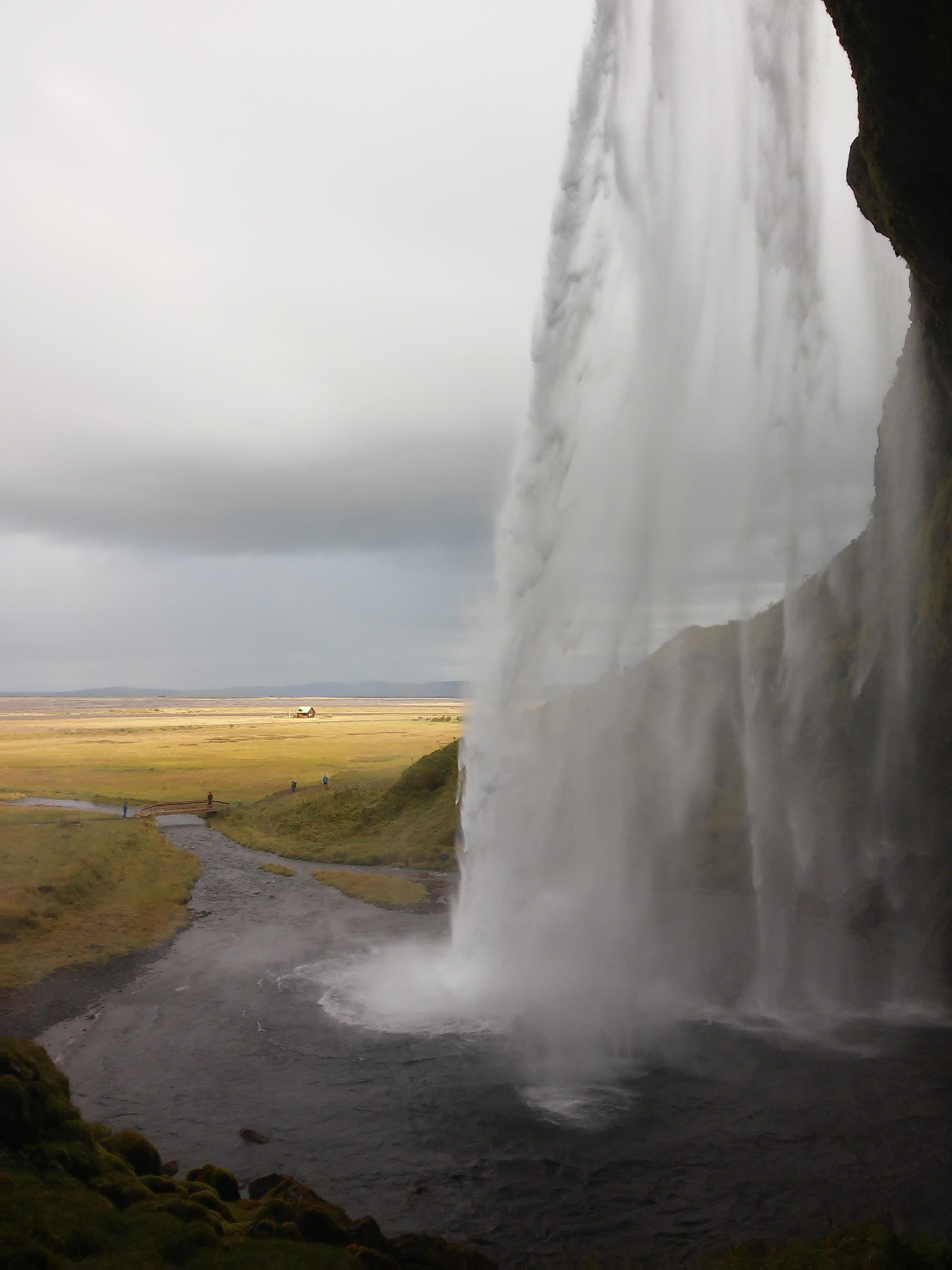 LG D620R sample photo. Behind the waterfall photography