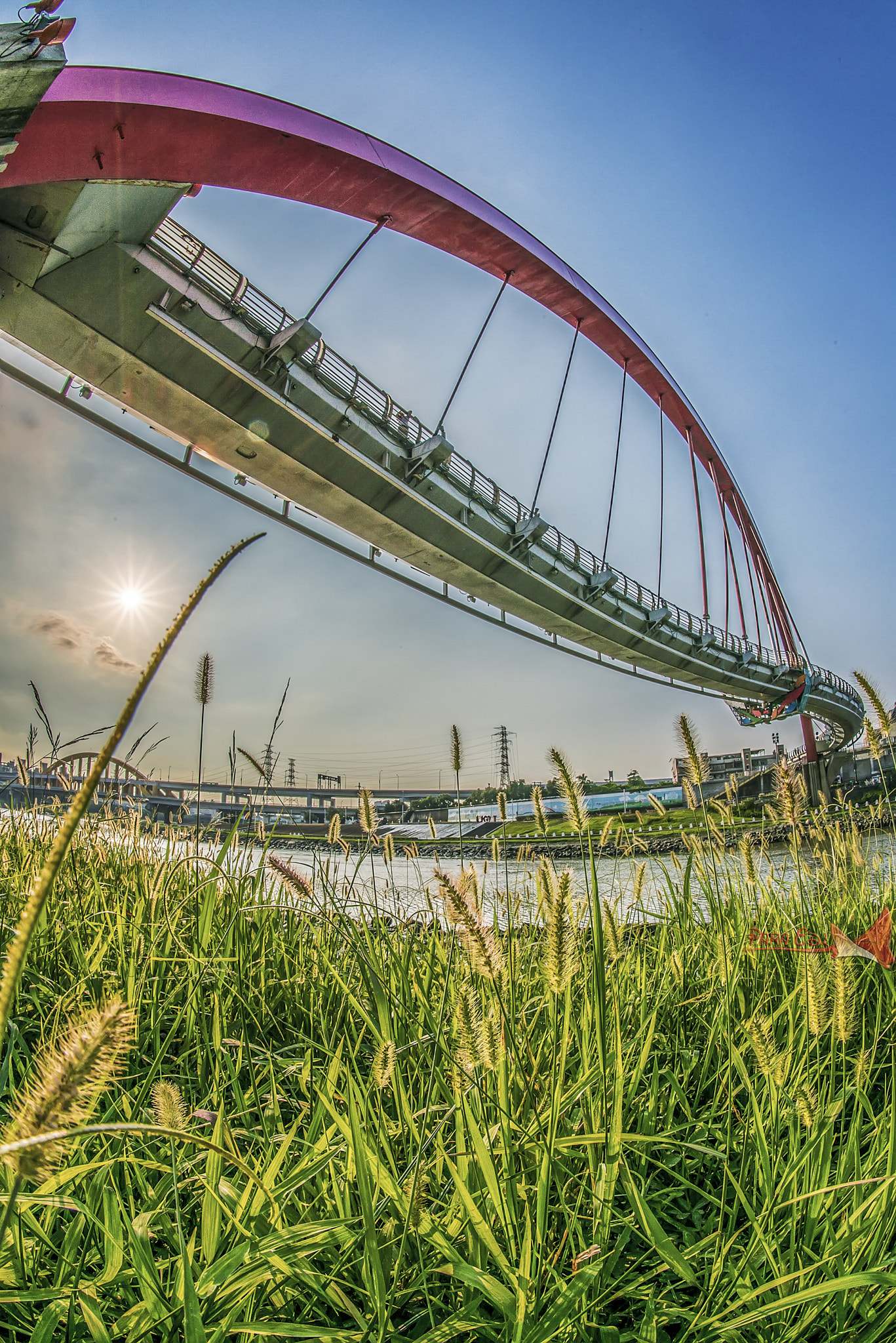 Nikon D800E + Nikon AF Fisheye-Nikkor 16mm F2.8D sample photo. Cai-hong bridge photography