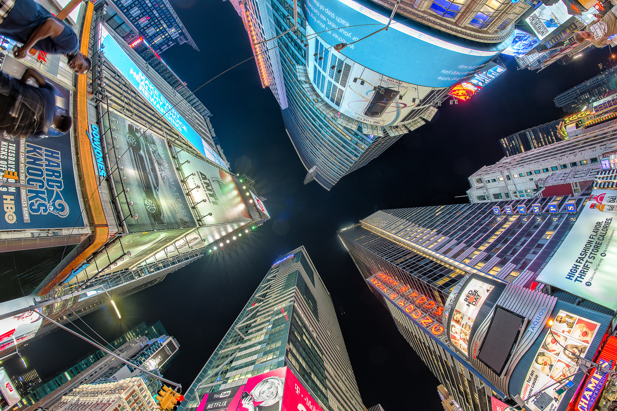 Nikon D800 + Samyang 12mm F2.8 ED AS NCS Fisheye sample photo. New york time square photography