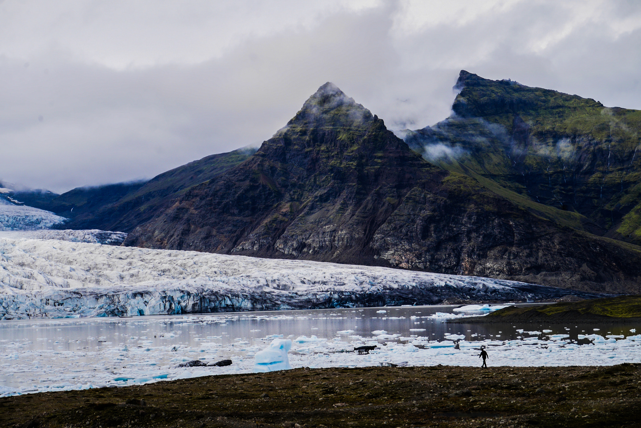 LUMIX G VARIO PZ 14-42/F3.5-5.6 sample photo. Glacier's lake photography
