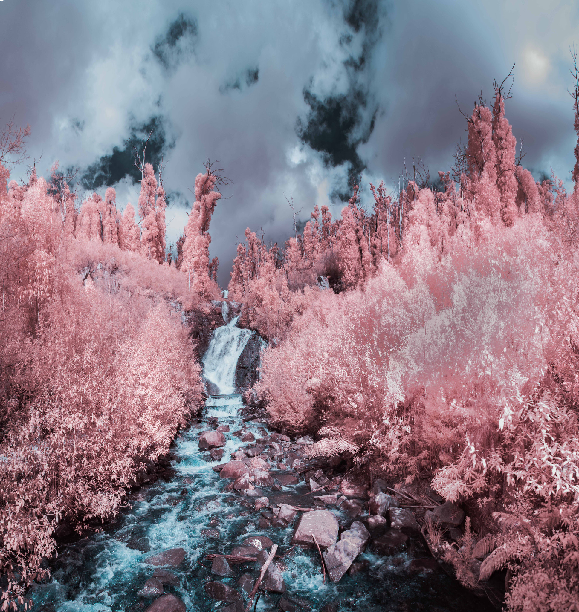 Nikon D610 + Nikon AF Nikkor 28mm F2.8D sample photo. Moody falls photography