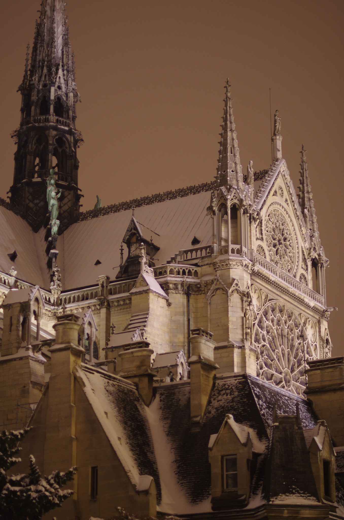 Pentax smc DA* 55mm F1.4 SDM sample photo. Winter in paris - notre dame photography