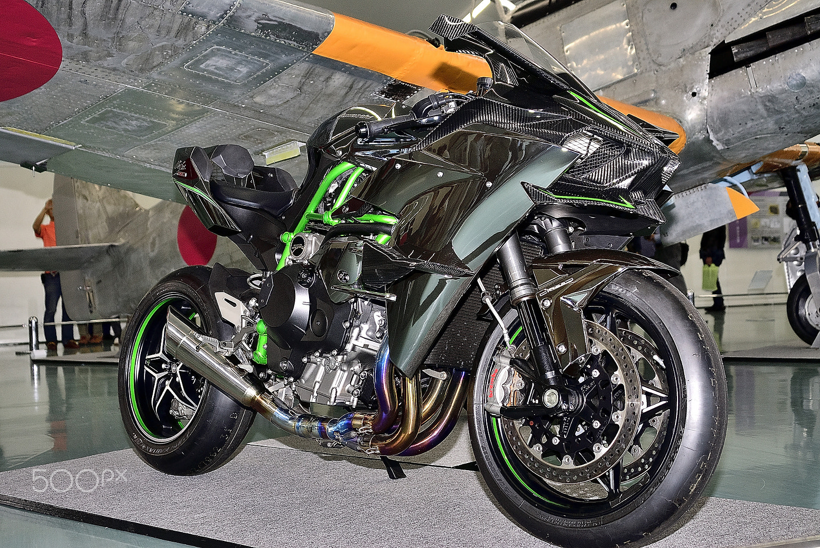 Nikon D200 sample photo. Kawasaki ninjya & hien photography