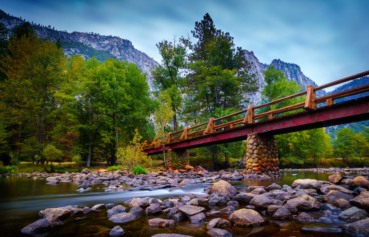 Sony a7R II + Canon EF 17-40mm F4L USM sample photo. Bridge at yosemite photography