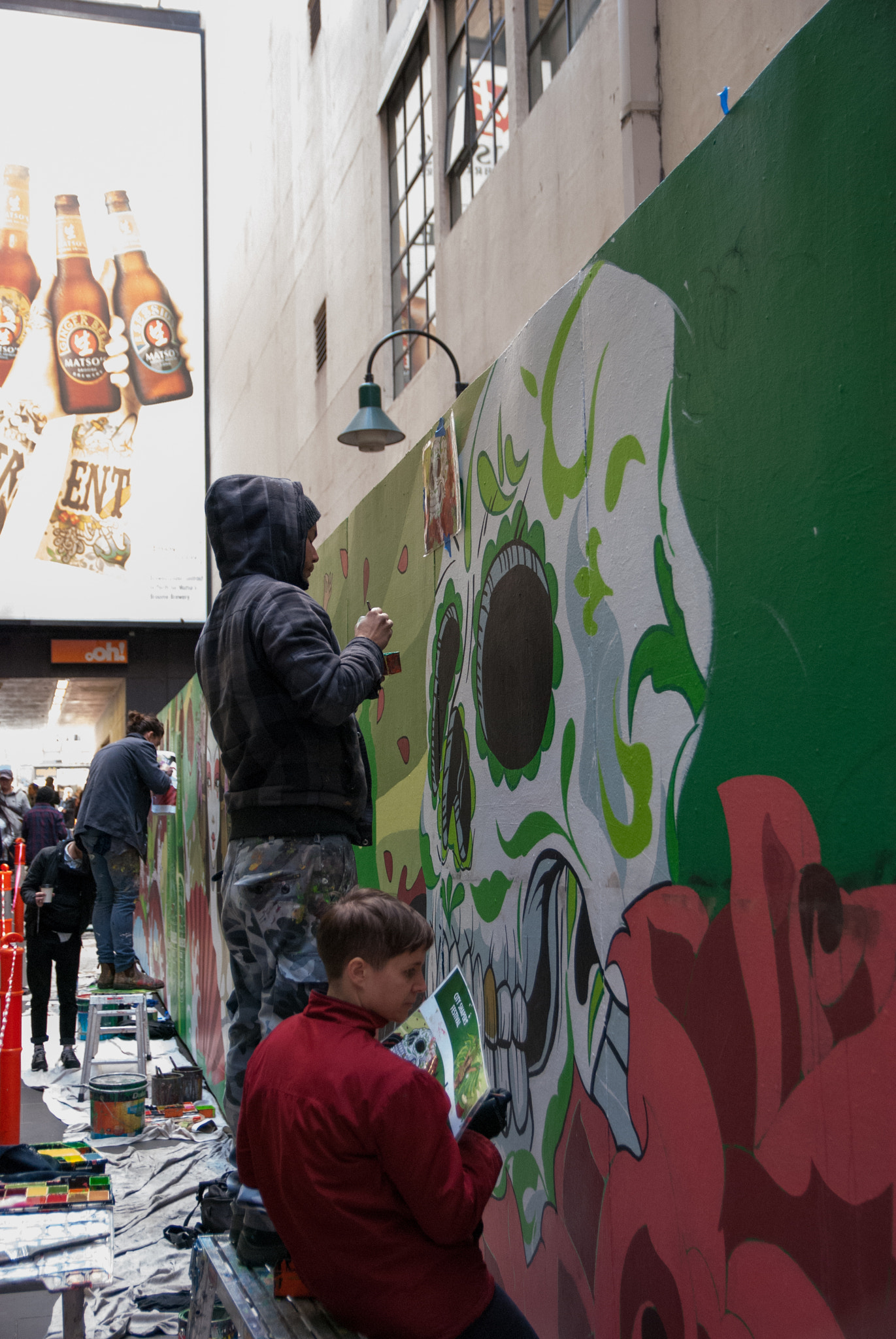Sigma 17-50mm F2.8 EX DC OS HSM sample photo. Wall painting in central melbourne photography