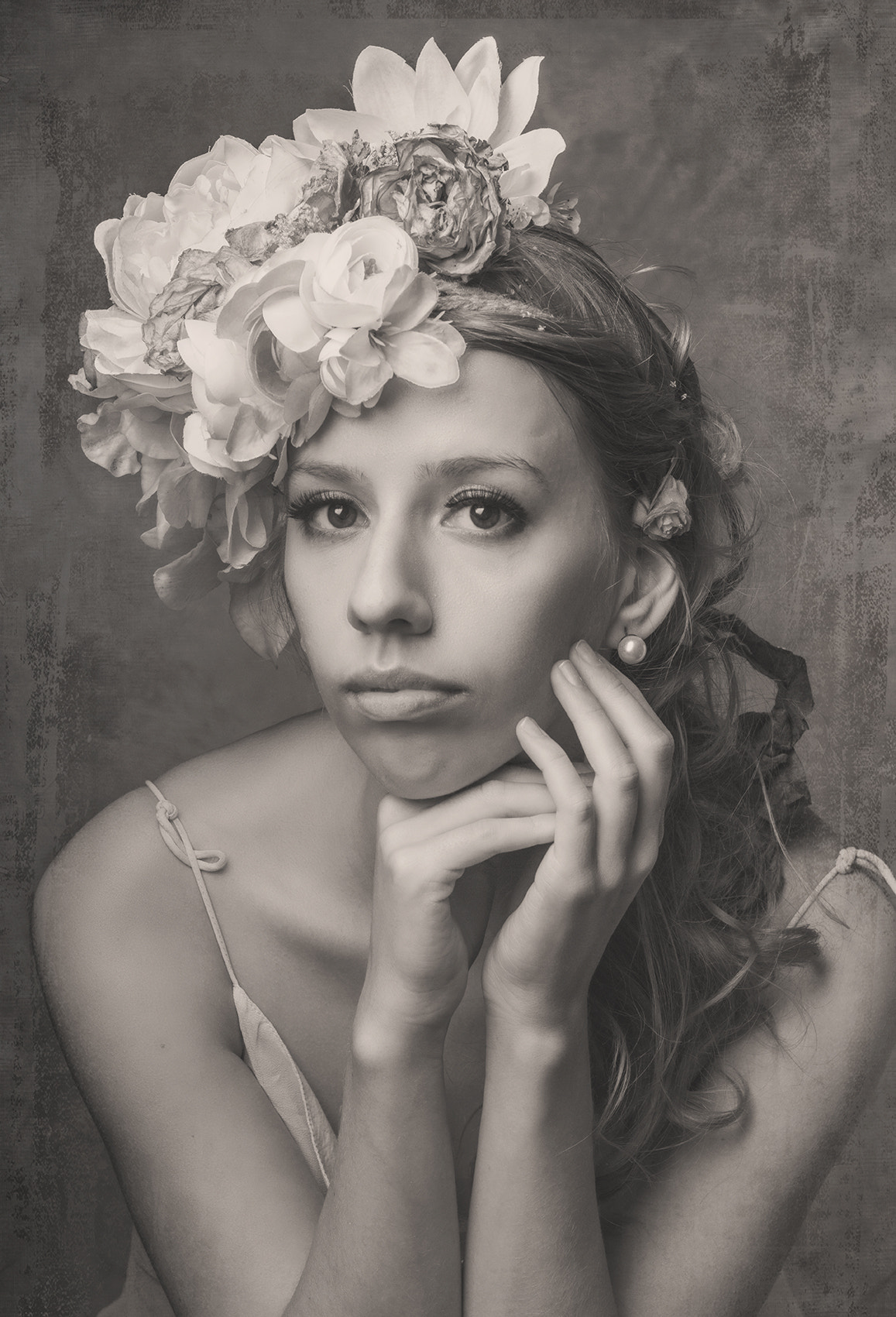 Nikon D800 sample photo. Some dry flowers and tulle photography