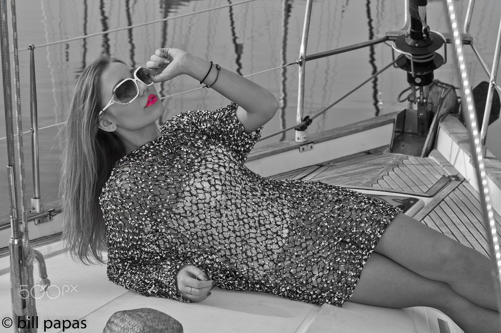 Canon EF 70-200mm F2.8L USM sample photo. Anna b/w photography