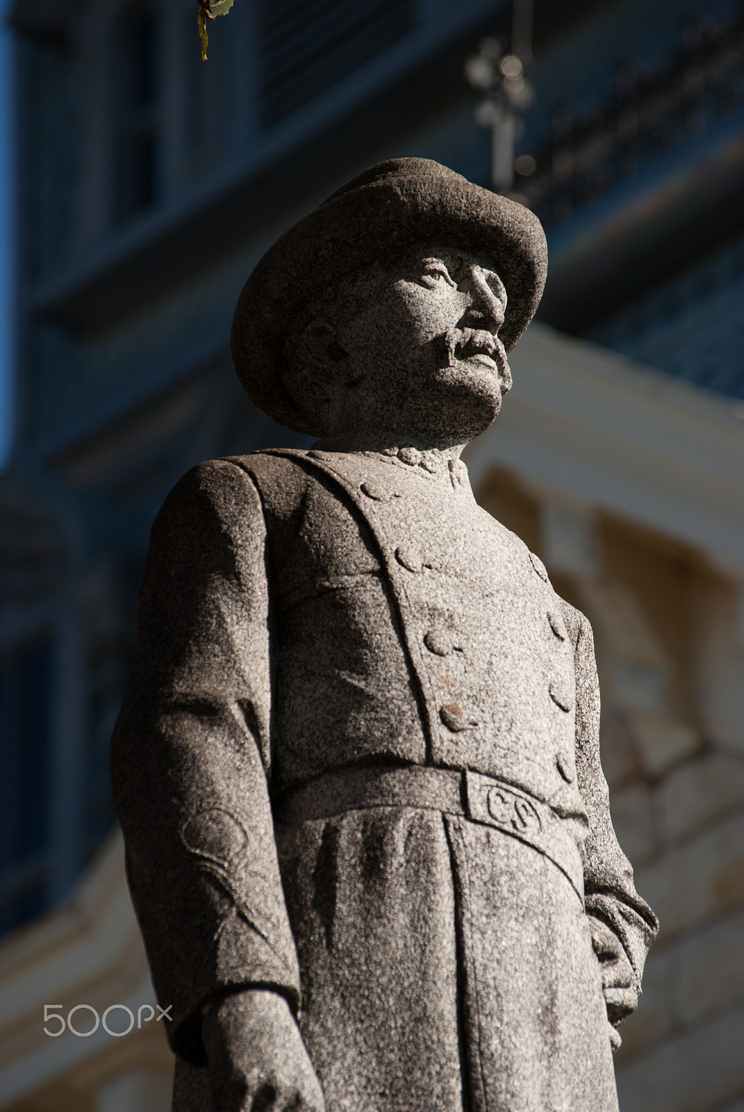 Sony Alpha DSLR-A330 sample photo. General granbury statue photography