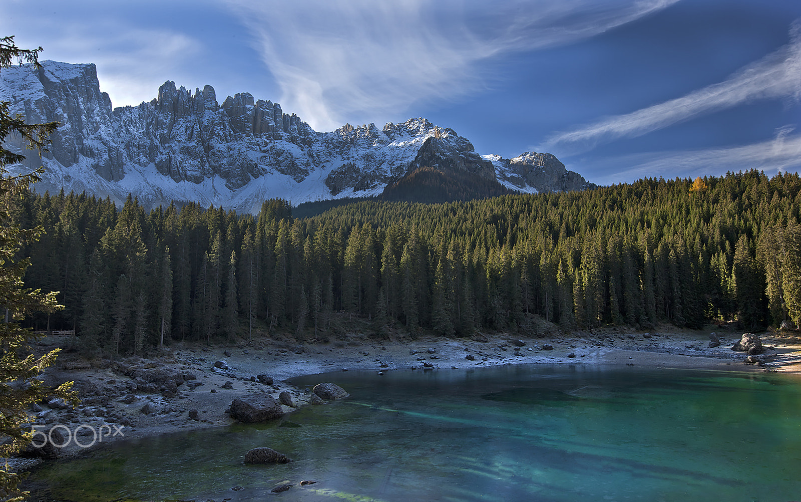 Canon EOS-1Ds Mark III sample photo. Lago carezza - il latemar - alto adige- dolomiti photography