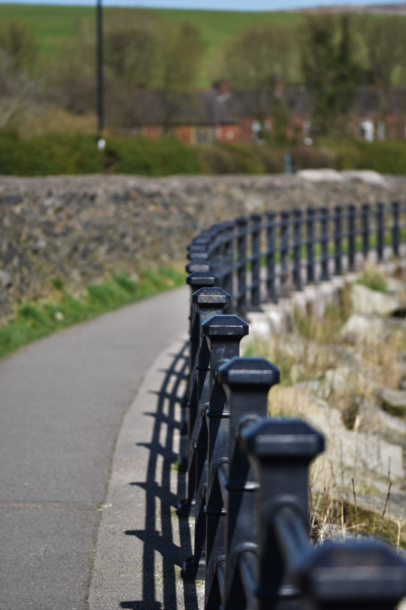 Sigma 105mm F2.8 EX DG OS HSM sample photo. Railings photography