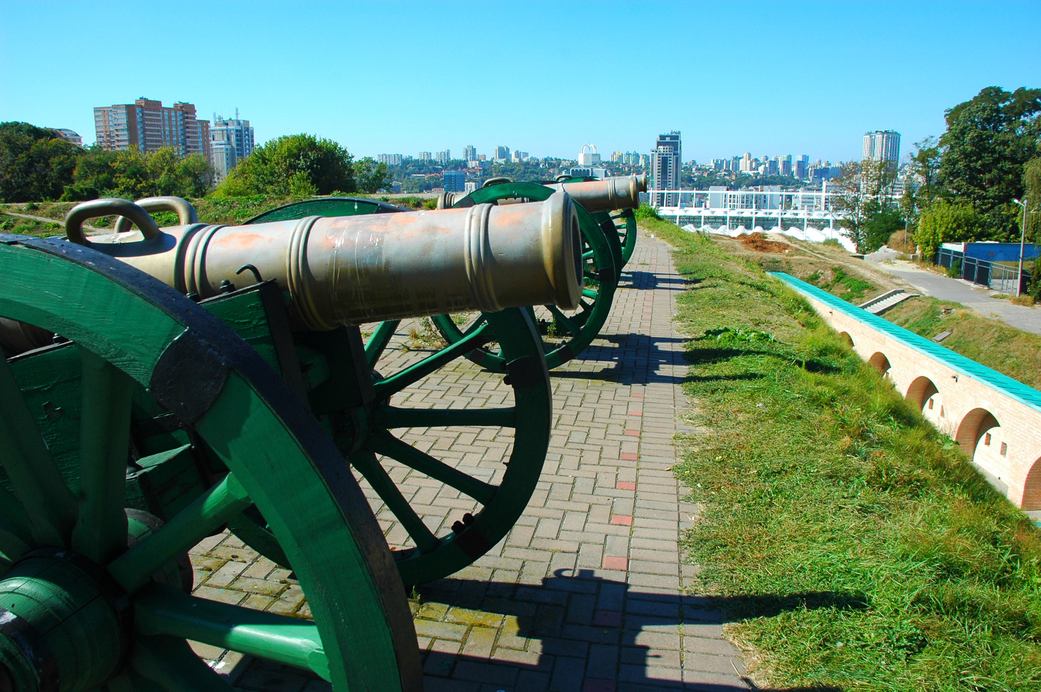 Nikon D70 sample photo. Kiev fortress caponier photography
