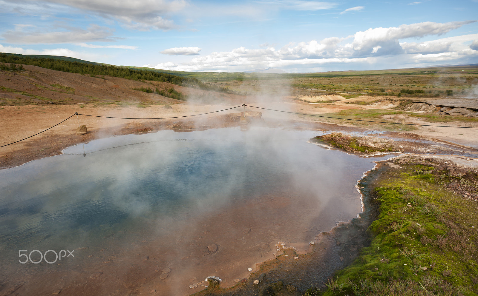 Nikon D700 + Nikon AF Nikkor 20mm F2.8D sample photo. Konungshver hot spring iceland photography