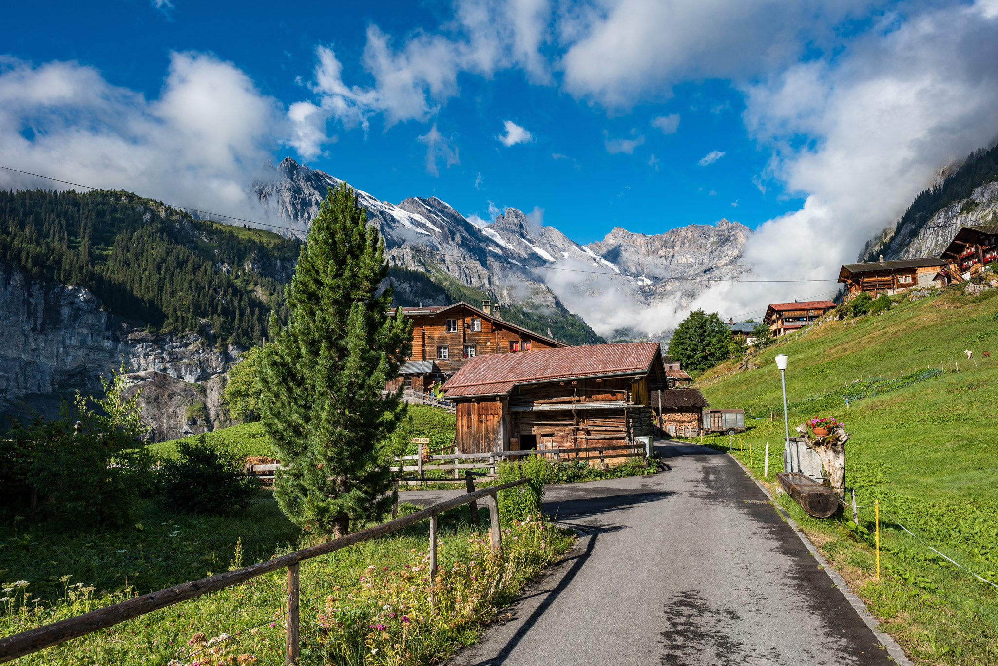 Nikon D750 sample photo. Gimmelwald photography