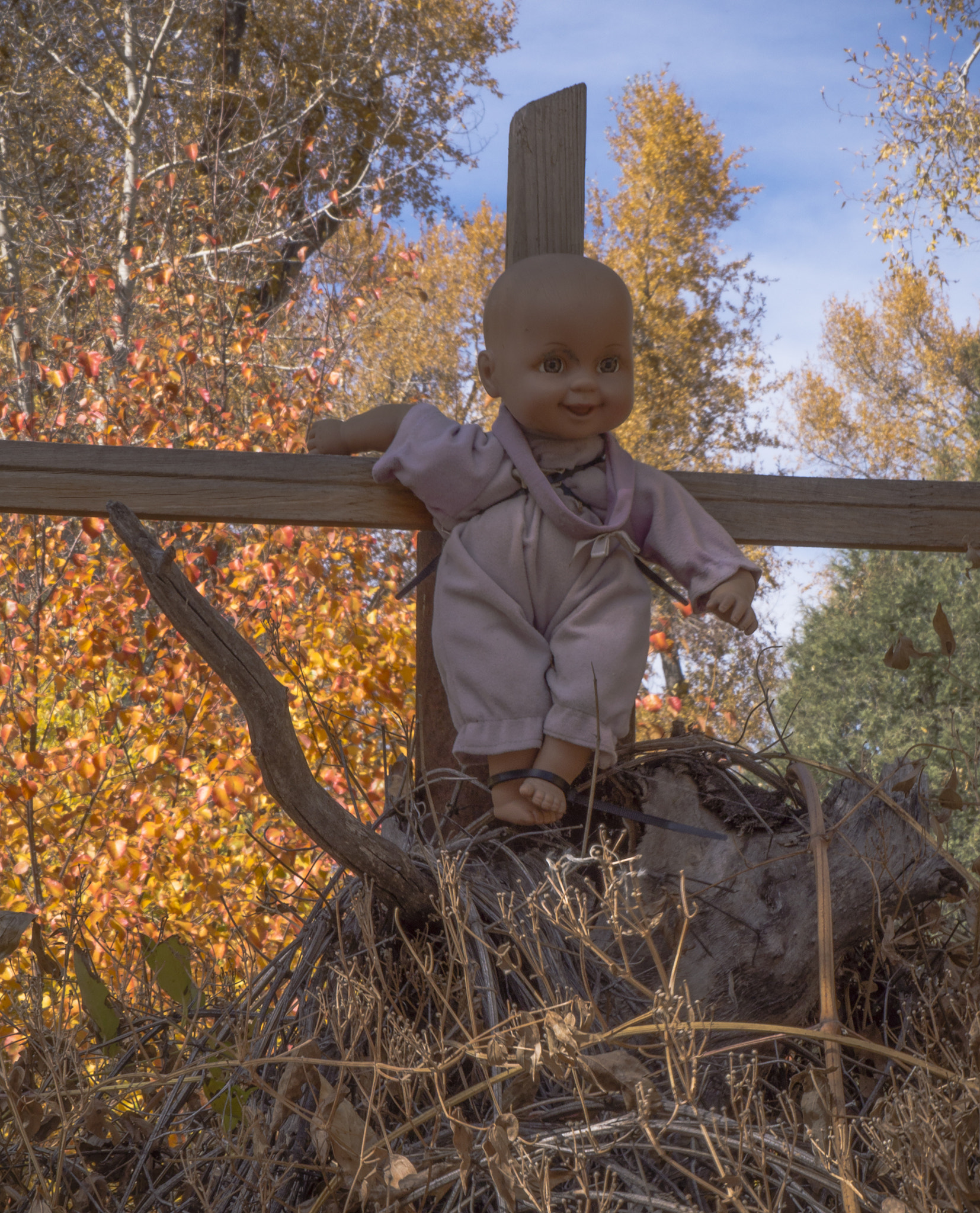 Panasonic Lumix G X Vario 35-100mm F2.8 OIS sample photo. Crestone the christ child cross photography