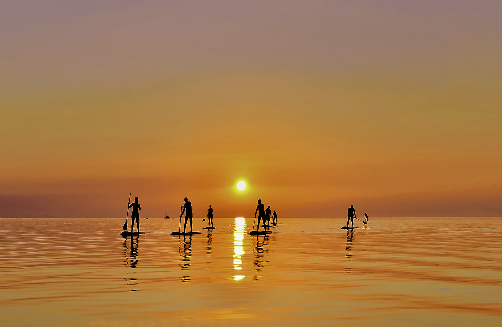 Nikon D7000 sample photo. Stand up surfers. photography