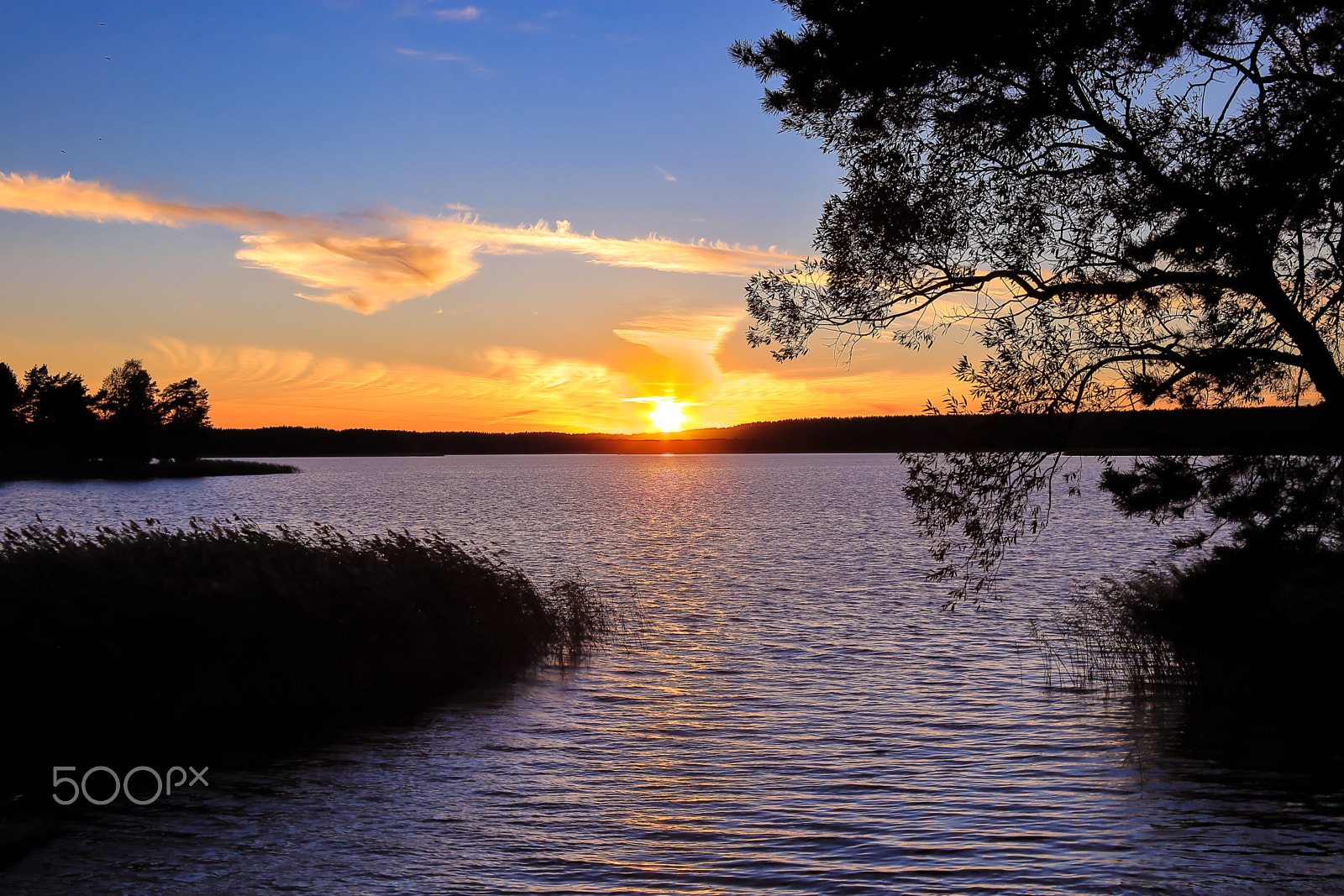 Canon EOS 6D sample photo. The sunset on the glacial lake photography