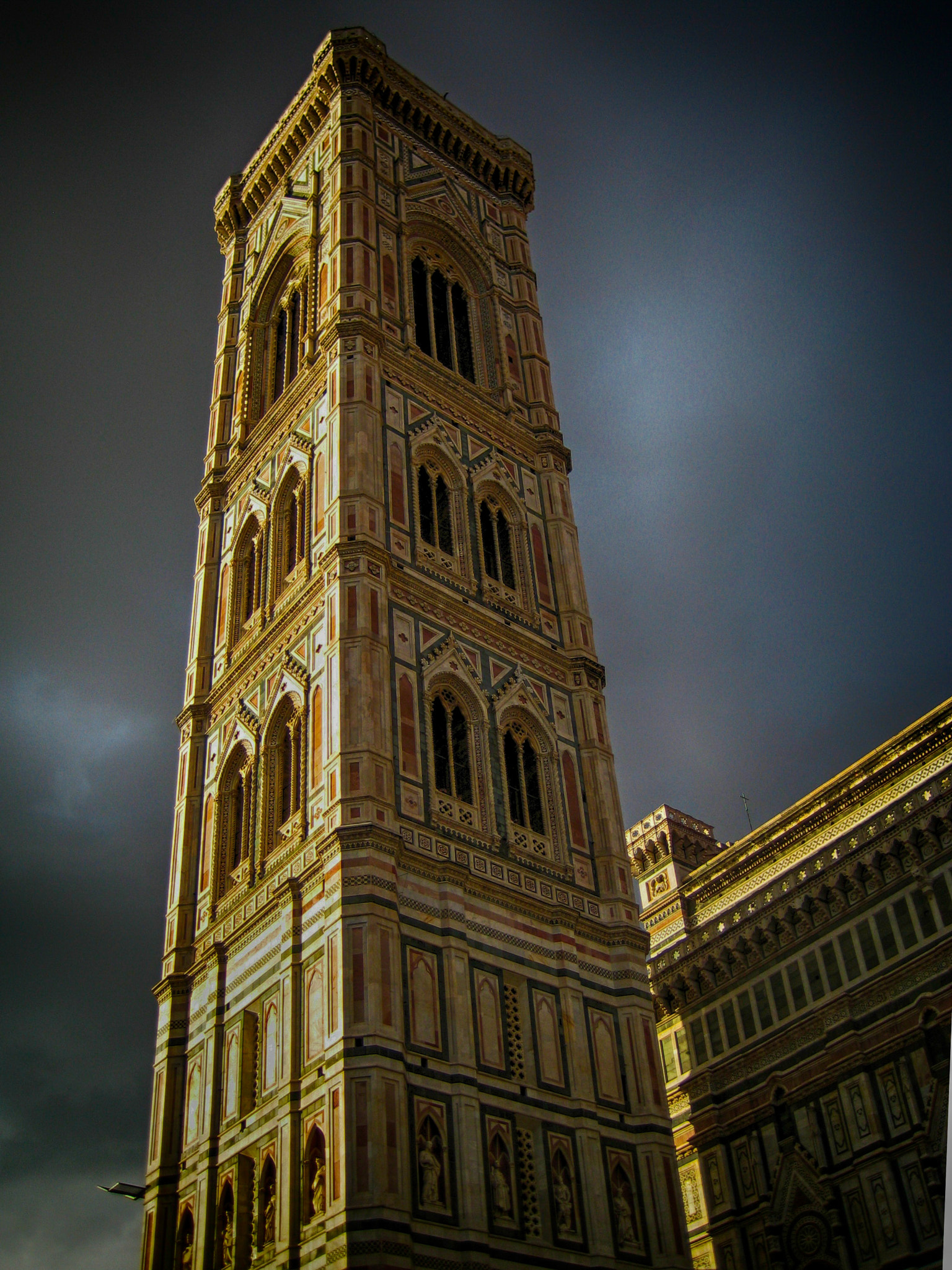 Canon DIGITAL IXUS 75 sample photo. Florence: campanile photography