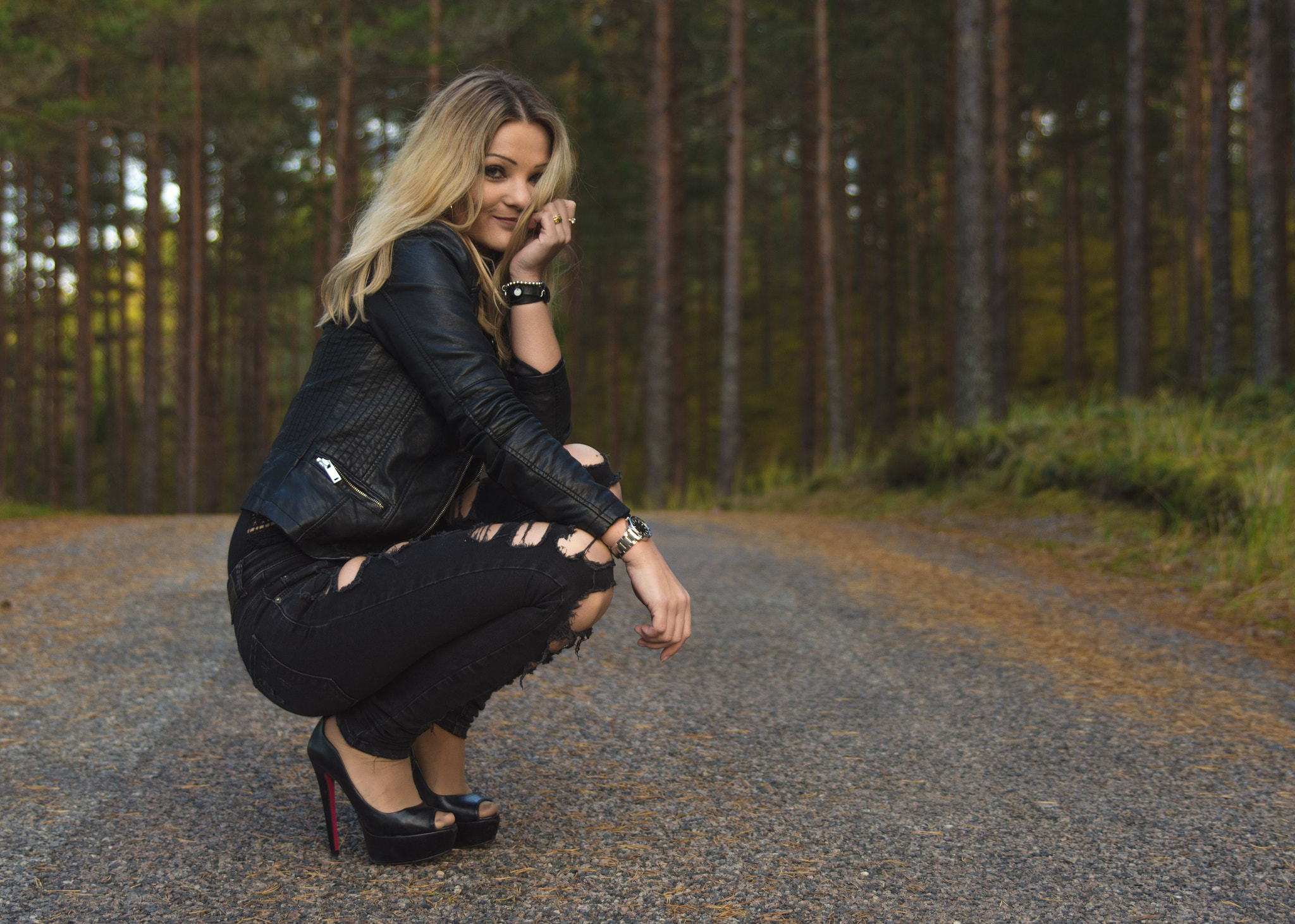 Sigma 24-70mm F2.8 EX DG HSM sample photo. Glamour in the woods photography