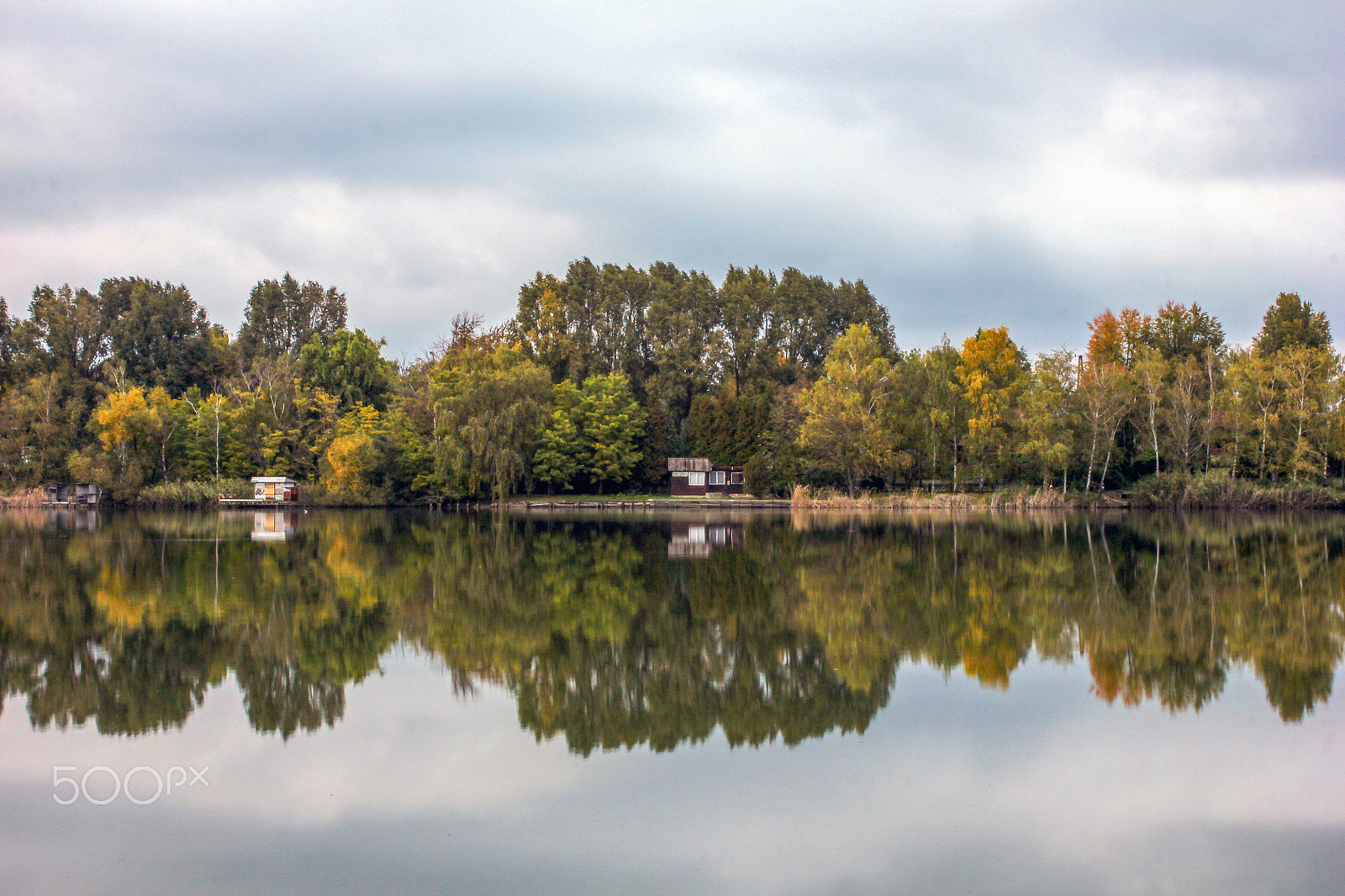 Canon EOS 600D (Rebel EOS T3i / EOS Kiss X5) + Sigma 24-70mm F2.8 EX DG Macro sample photo. Autumn reflections photography