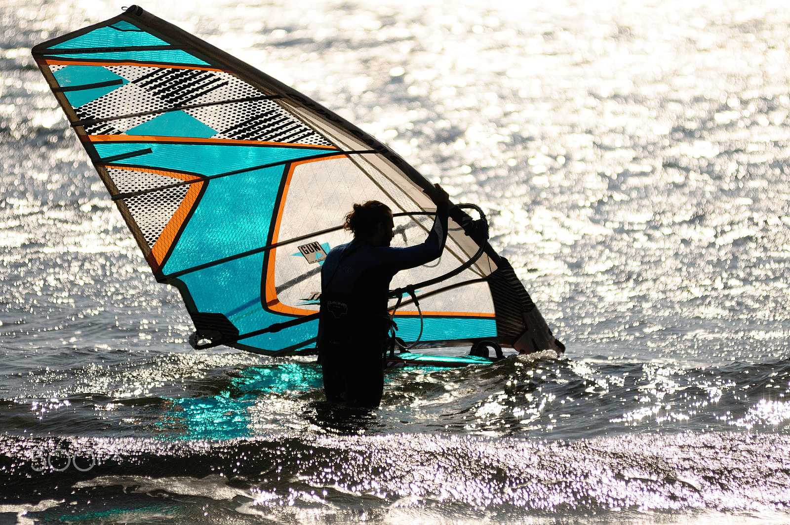 Nikon AF-Nikkor 80-200mm F2.8D ED sample photo. Sailboard photography