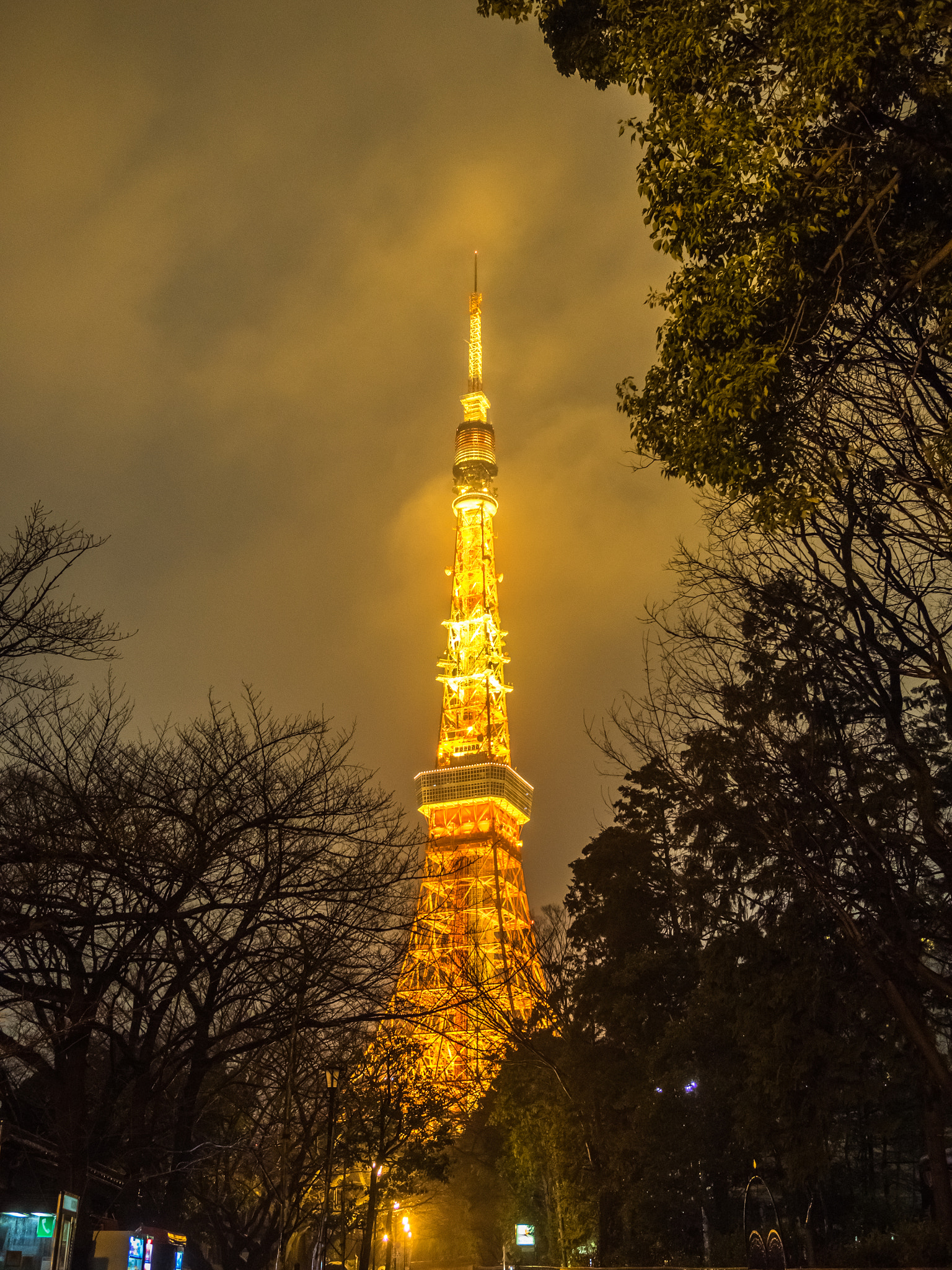 Olympus OM-D E-M1 + Panasonic Lumix G 20mm F1.7 ASPH sample photo. The lights of the tokyo tower photography