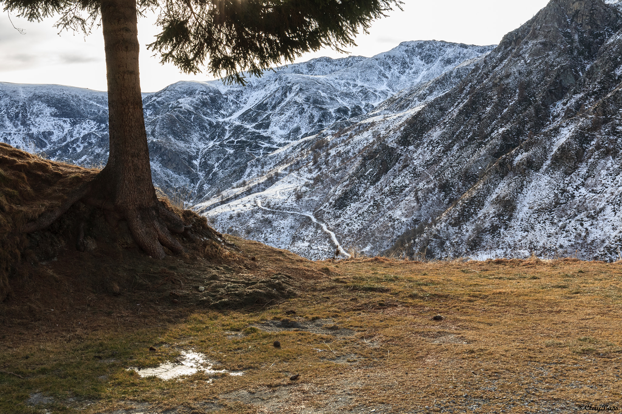 Canon EF 24-105mm F3.5-5.6 IS STM sample photo. Castelmagno a gennaio, con una spruzzata di neve photography