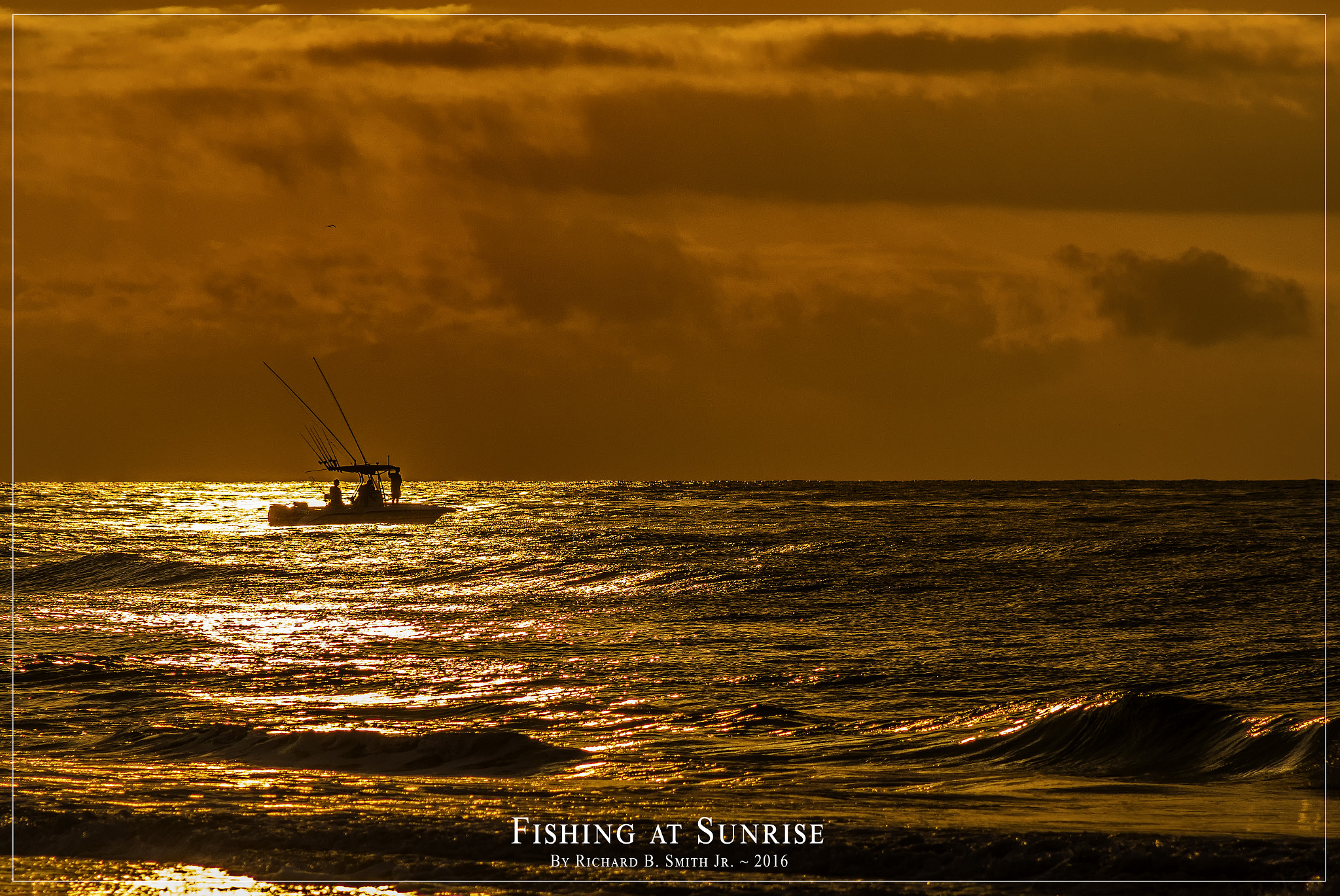 Canon EF 75-300mm f/4-5.6 USM sample photo. Fishing at sunrise photography