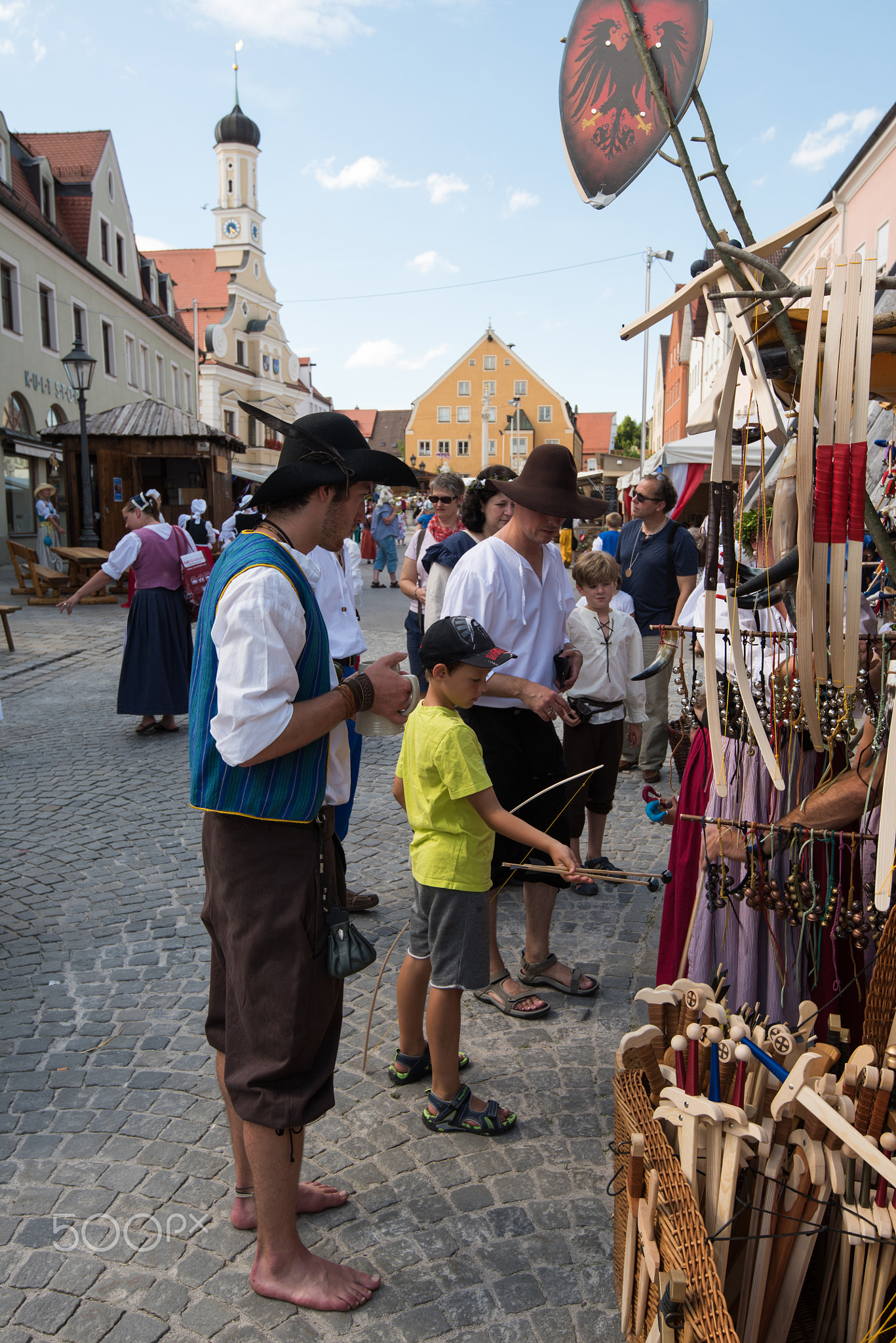 Trade at historic festival