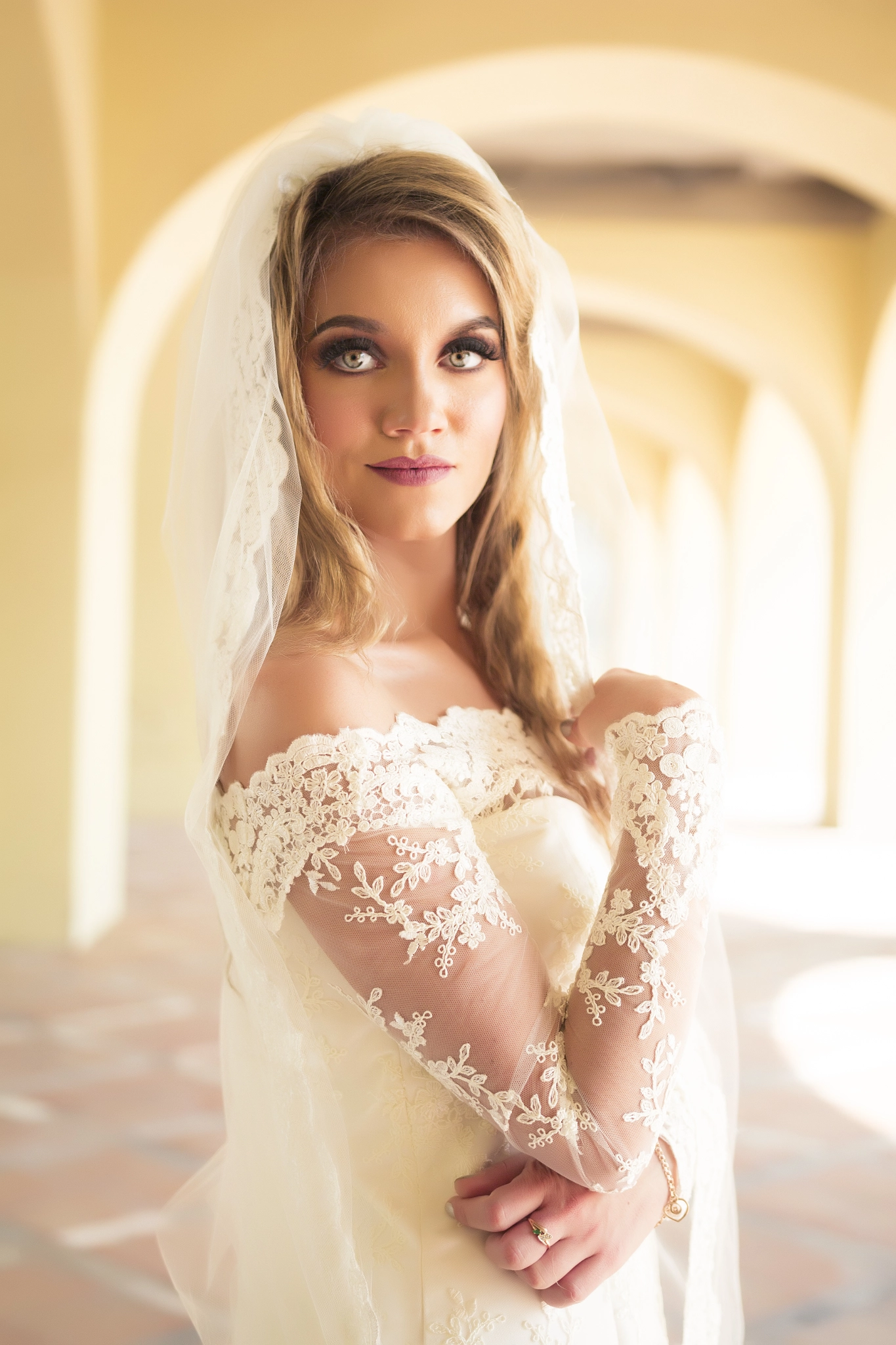Sigma 18-35mm f/1.8 DC HSM sample photo. Romantic bridal portrait photography