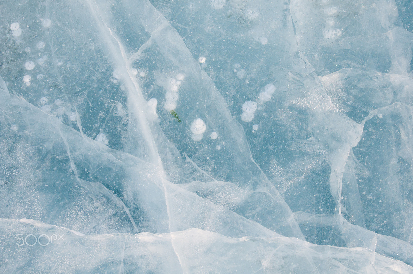 Nikon D300 sample photo. Ice cracked from the cold. photography