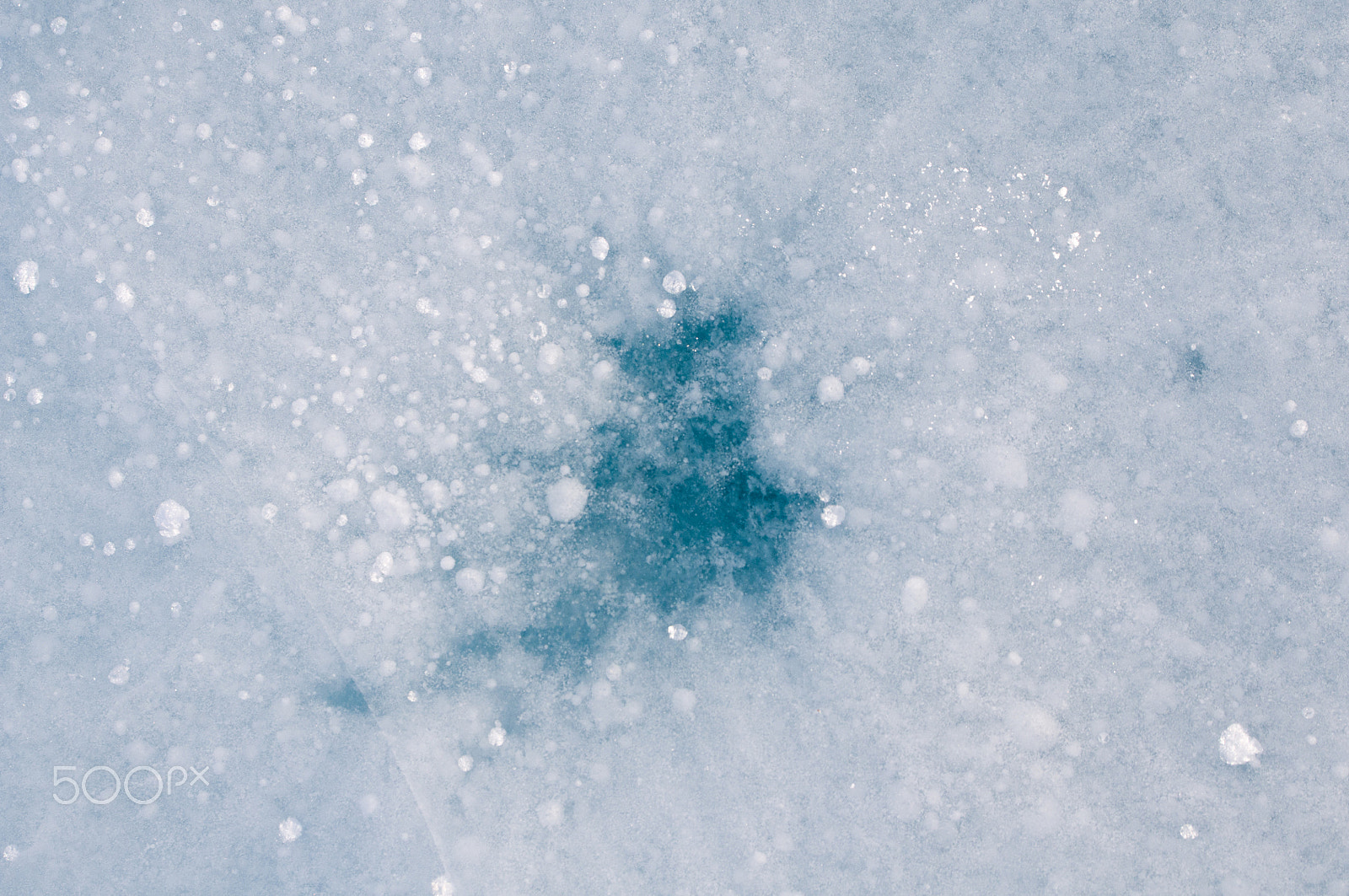 Nikon D300 sample photo. Ice cracked from the cold. photography
