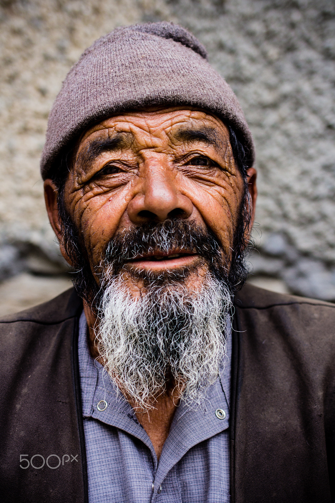 Canon EOS 60D + Canon EF 35mm F2 IS USM sample photo. Turtuk elder photography