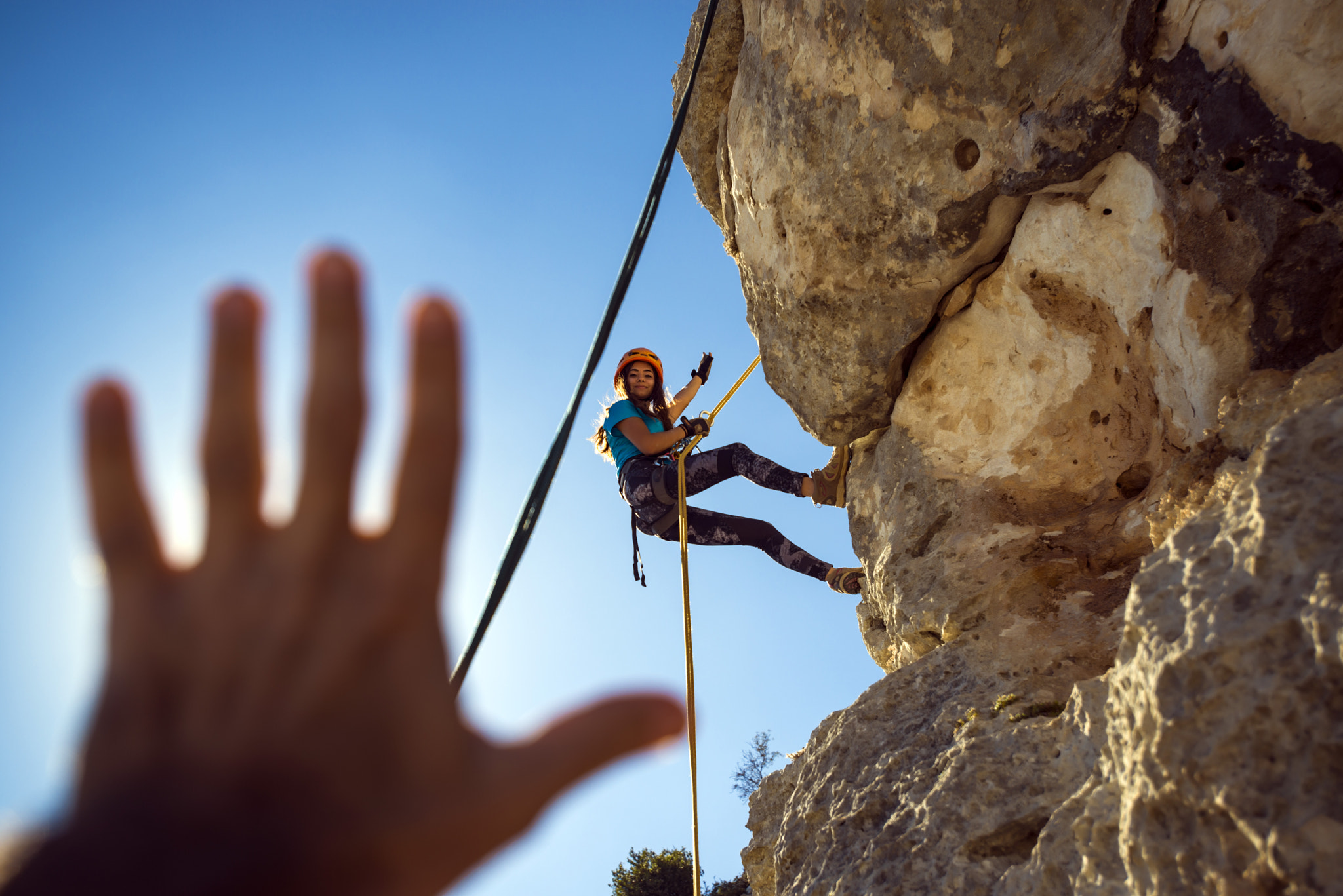 Nikon AF-S Nikkor 17-35mm F2.8D ED-IF sample photo. Climbing and helping hand photography