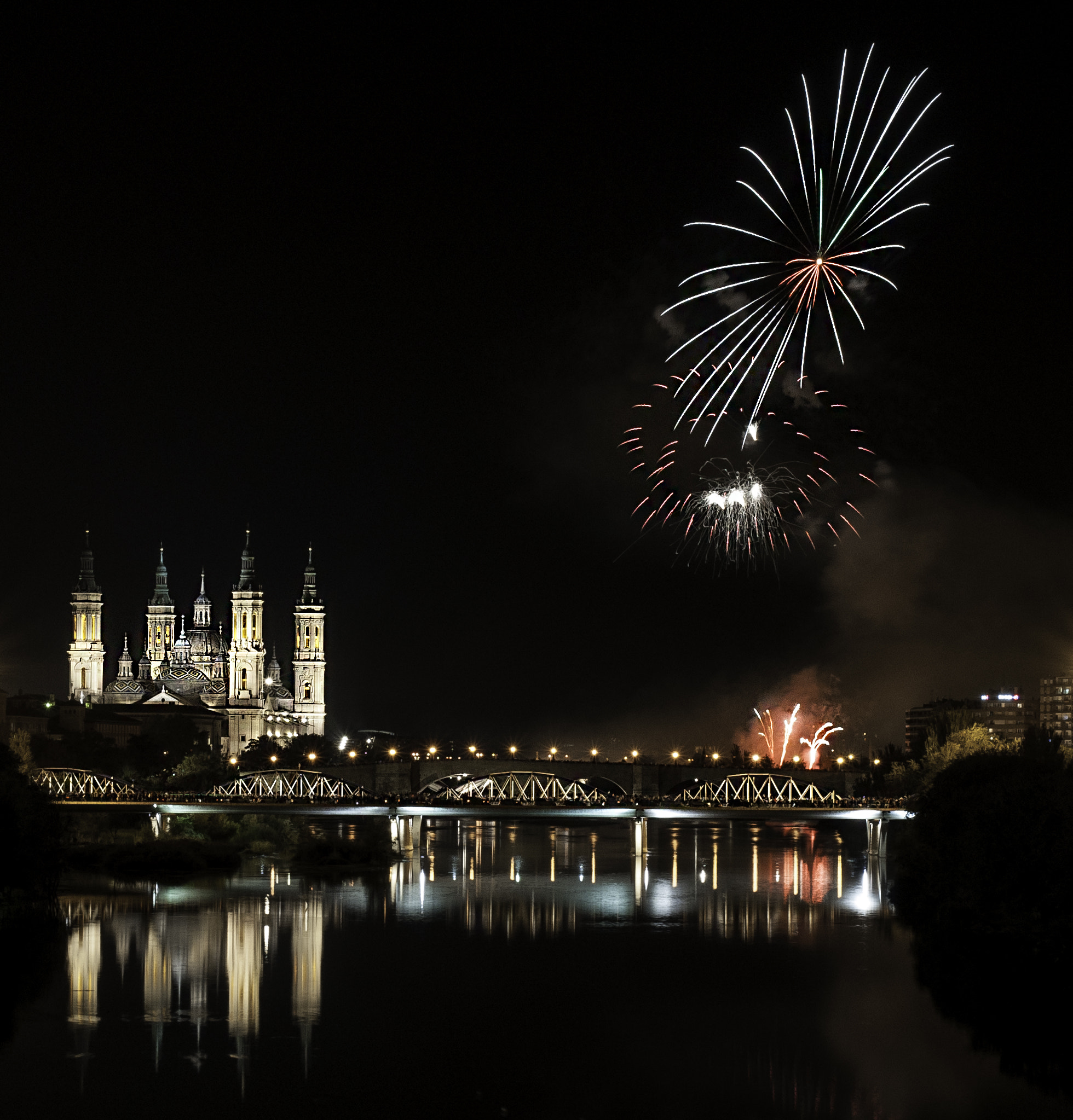 Nikon D300S sample photo. Fuegos artificiales photography