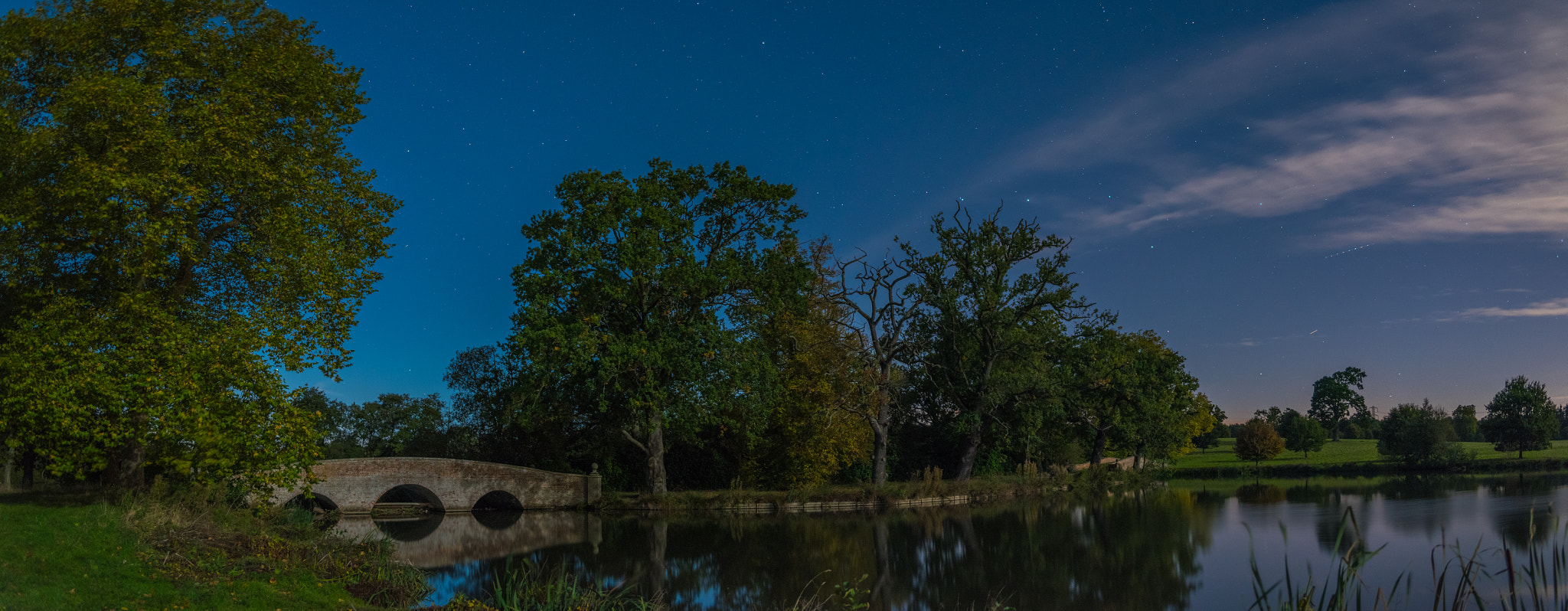 Sigma 24-70mm F2.8 EX DG HSM sample photo. Bridge at tundry pond photography
