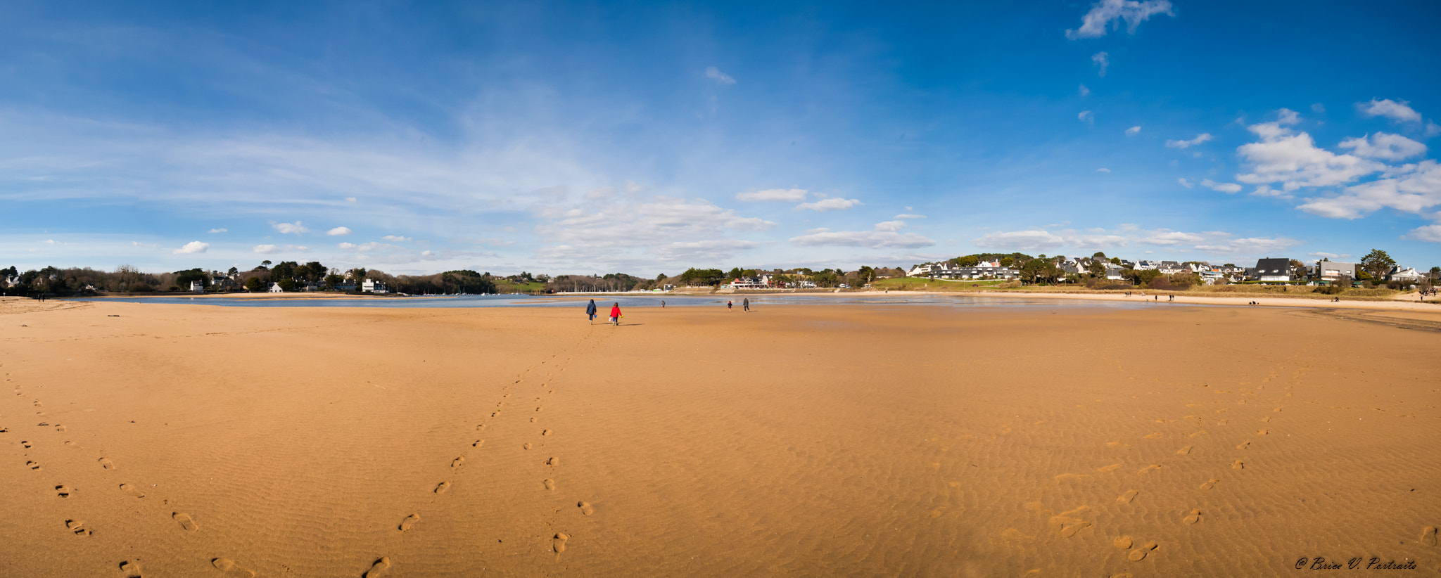 Canon EOS 5D sample photo. Panorama larmor plage photography