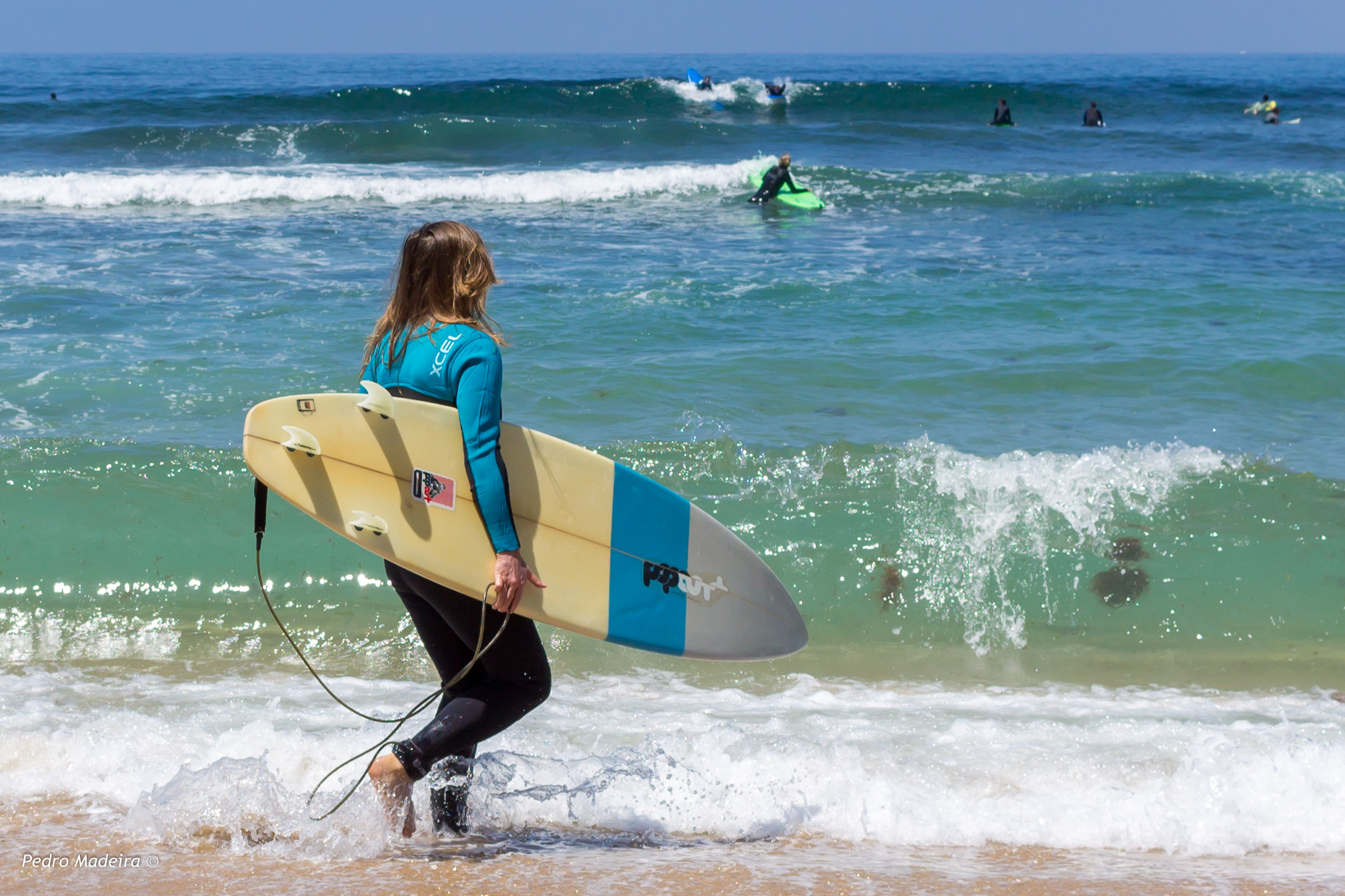 Canon EF-S 24mm F2.8 STM sample photo. Girl vs waves photography