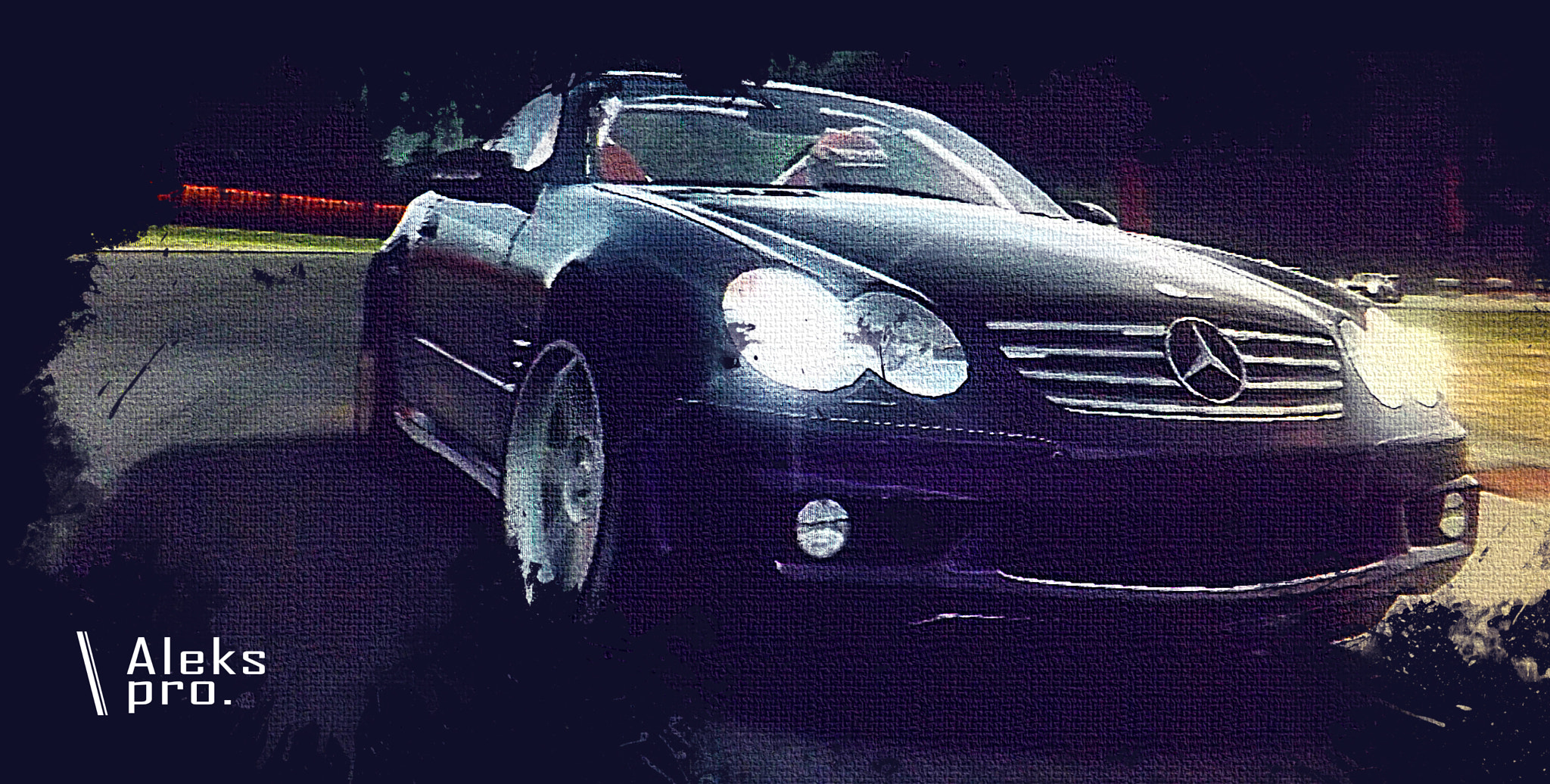 Fujifilm FinePix SL240 sample photo. Mercedes sl65 amg photography