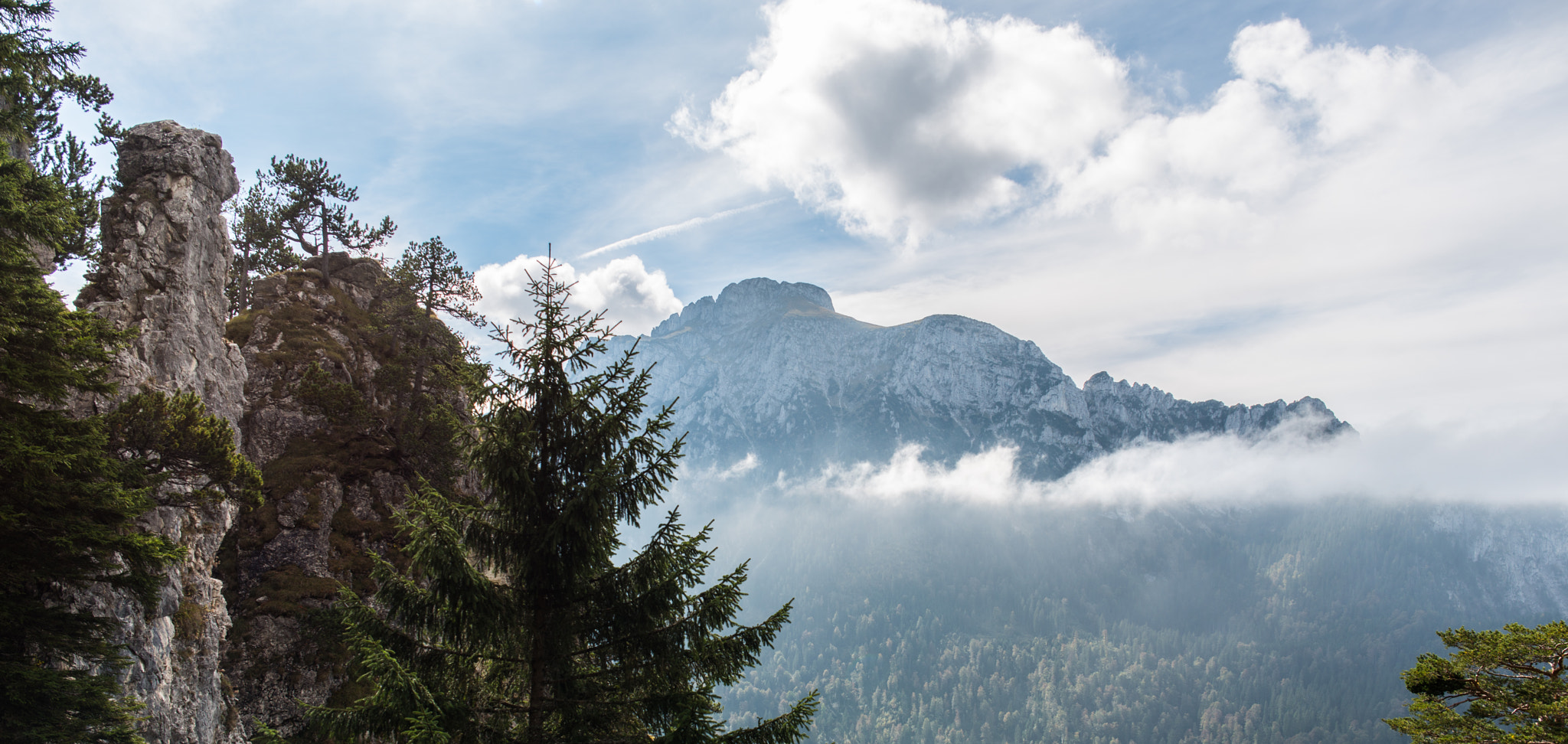 Samyang 12mm F2.8 ED AS NCS Fisheye sample photo. Austrian ridgeline photography