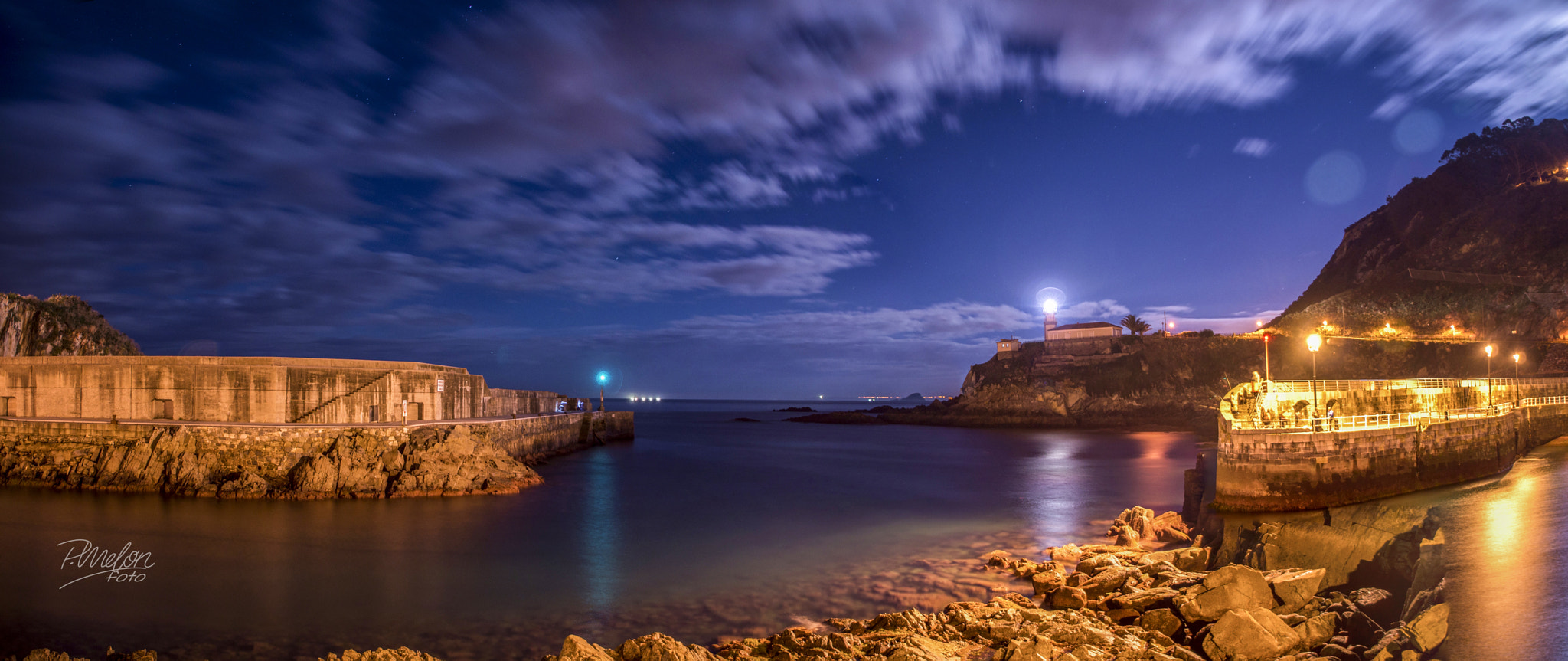 Sony SLT-A58 sample photo. Cudillero de noche photography