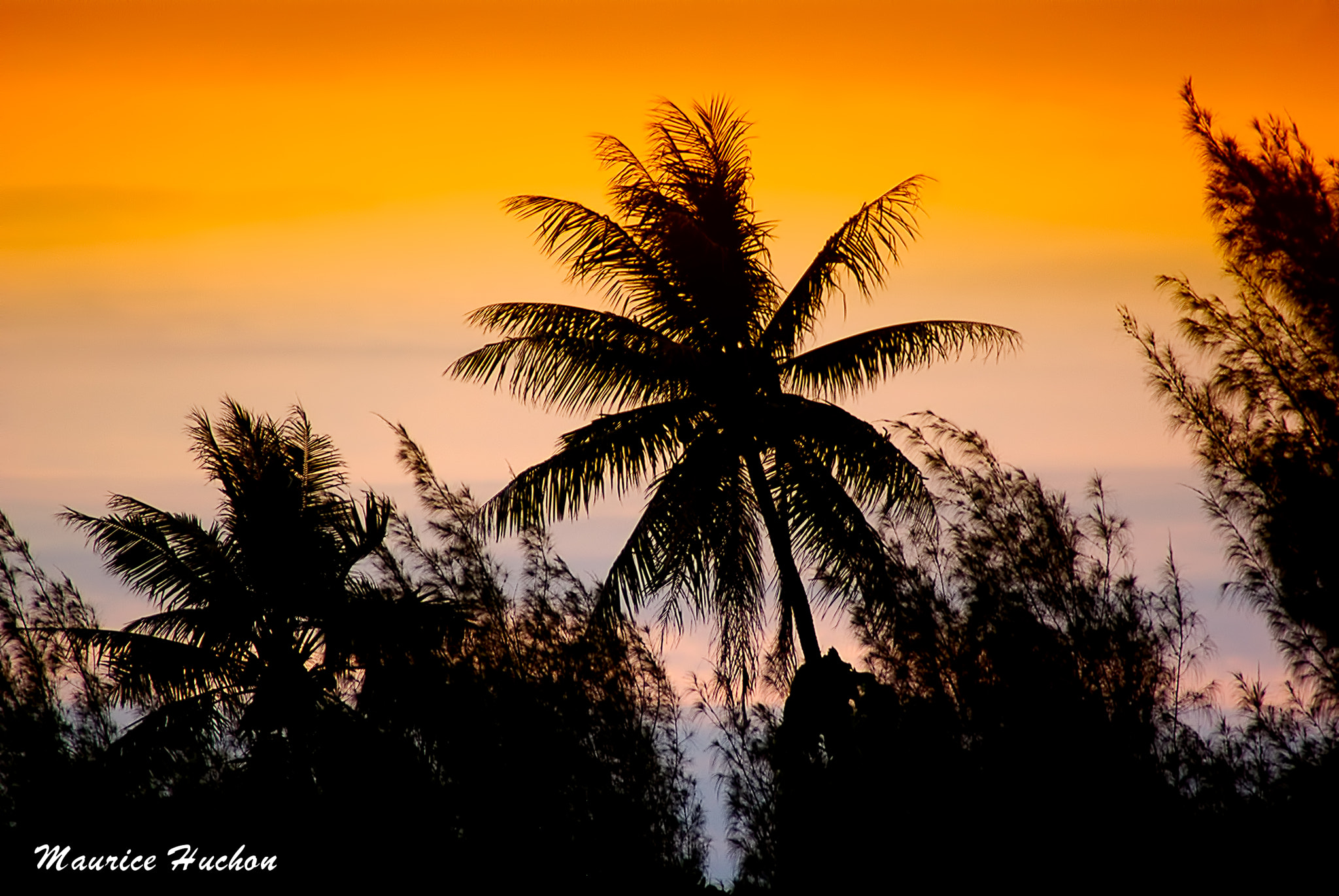 Pentax K10D sample photo. Coucher de soleil (rurutu) photography