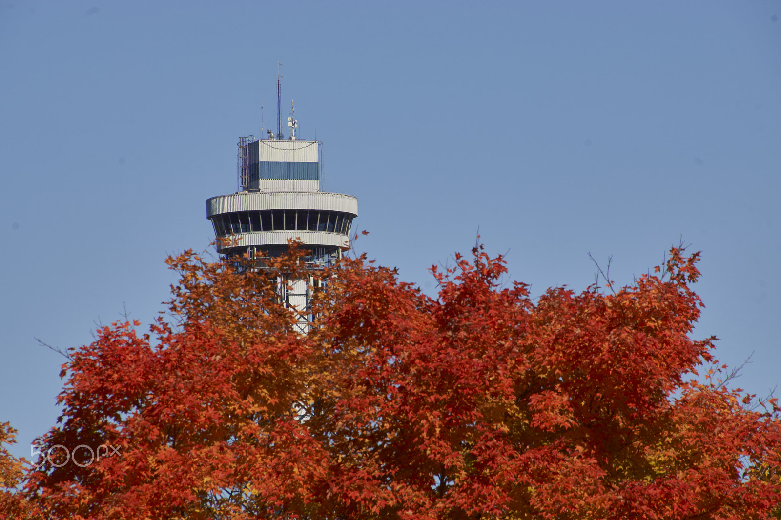 Sony SLT-A65 (SLT-A65V) + DT 18-270mm F3.5-6.3 SSM sample photo. Shawinigan tower photography