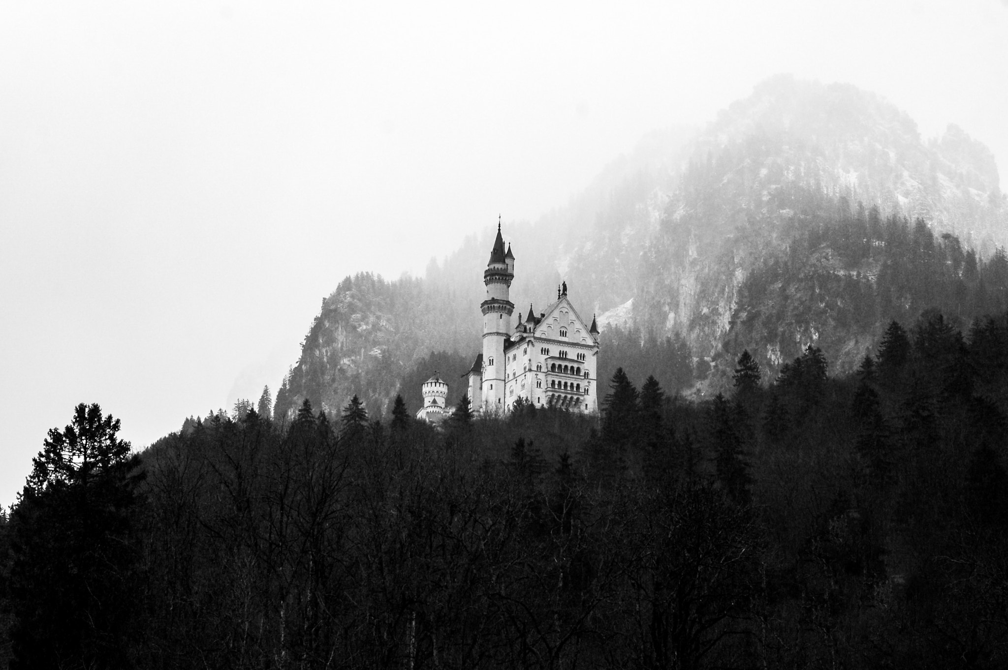 Nikon D50 + Nikon AF Nikkor 50mm F1.8D sample photo. Neuschwanstein photography