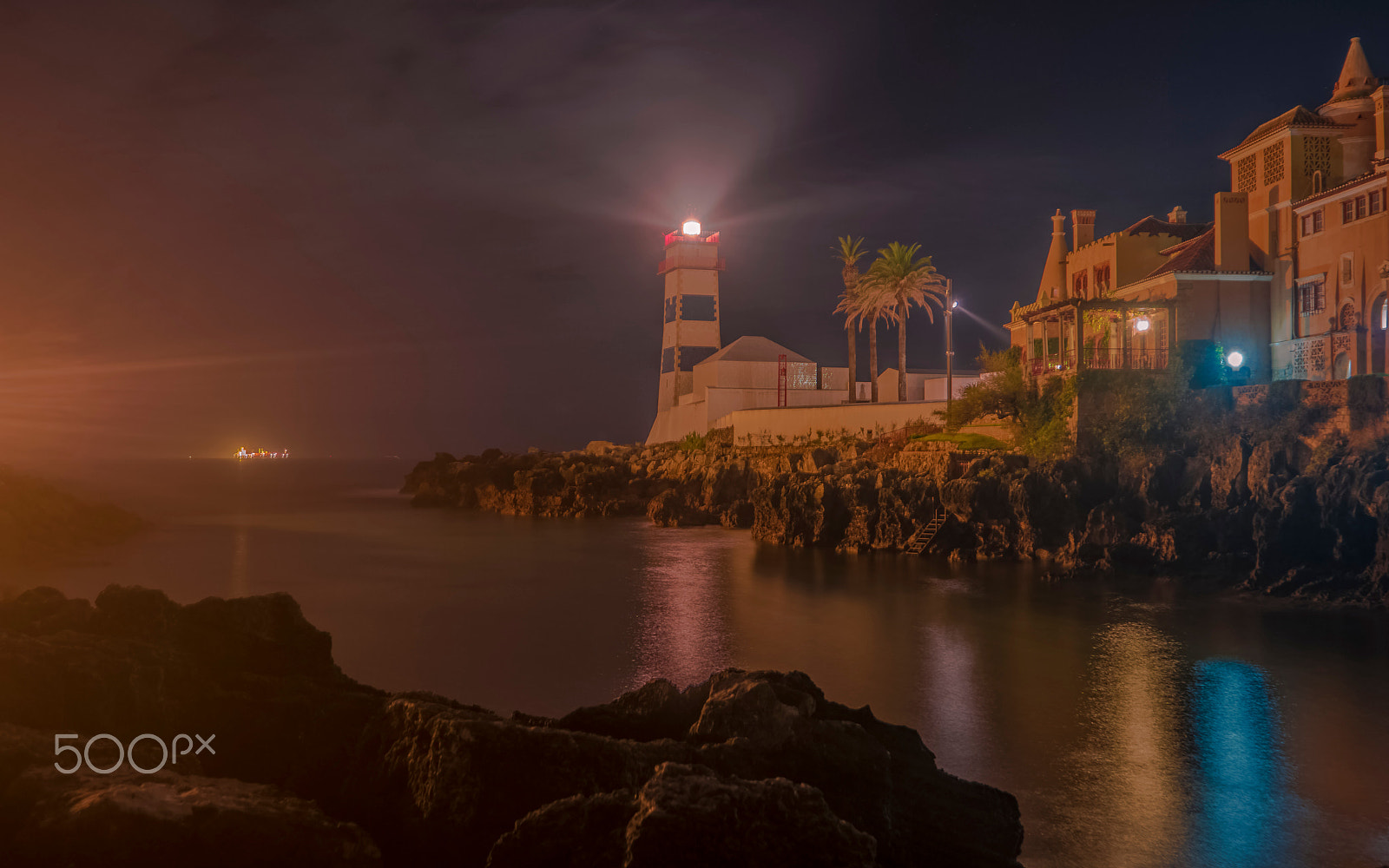 Samsung NX500 sample photo. Misty autumn night by santa marta photography