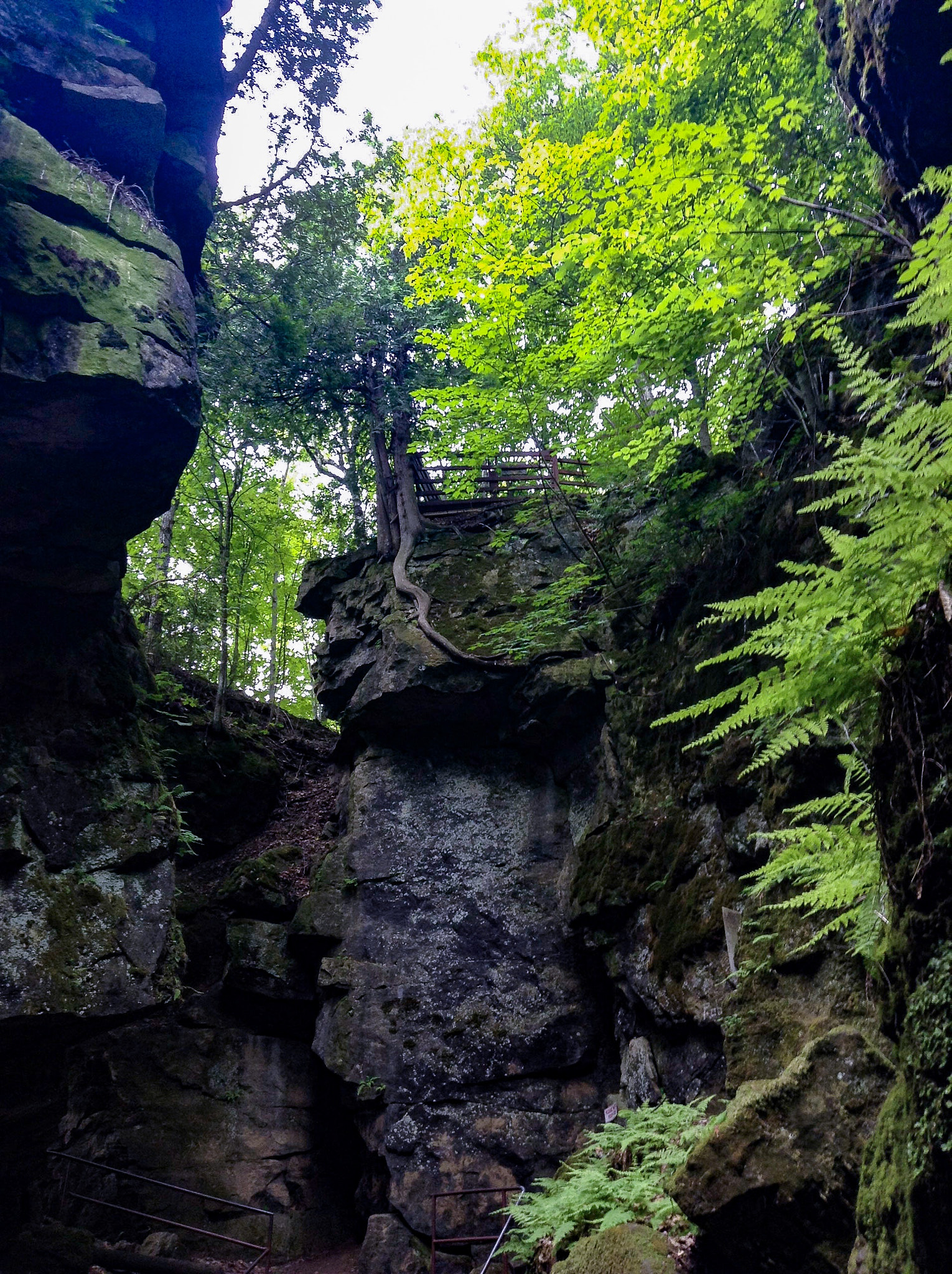 iPod touch back camera 3.3mm f/2.4 sample photo. Exploring the depths of caves and crevasses photography