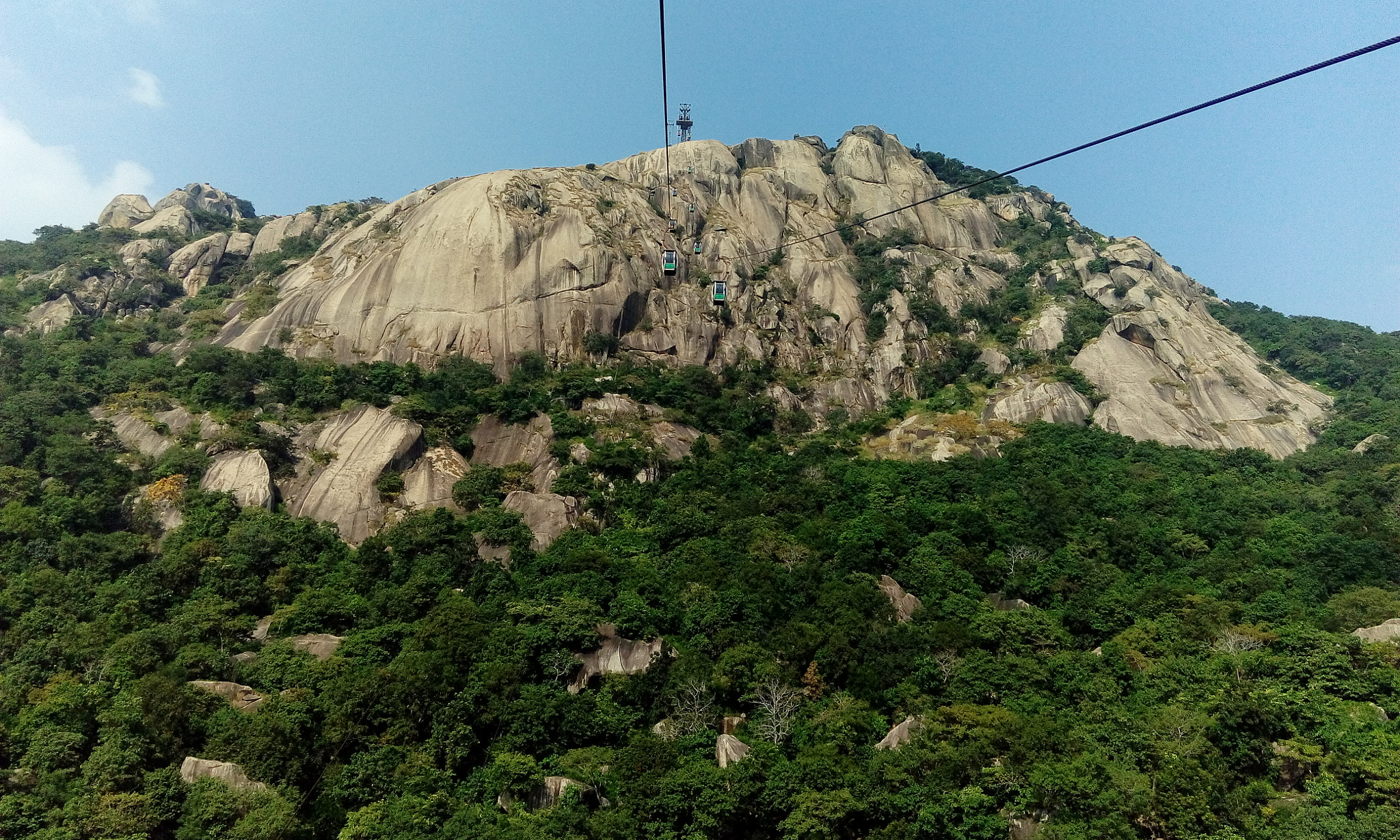 HTC DESIRE 626G+ DUAL SIM sample photo. High mountain with ropeway photography
