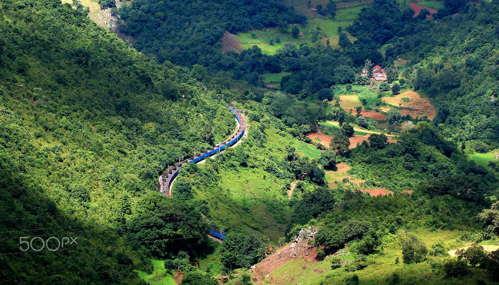 Canon EOS 750D (EOS Rebel T6i / EOS Kiss X8i) + Canon EF 24-105mm F4L IS USM sample photo. The serpentine rail araku valley india photography